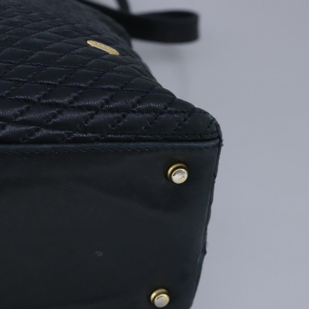 Bally Navy Leather Shoulder Bag (Pre-Owned) Size ONE SIZE - 8 Thumbnail