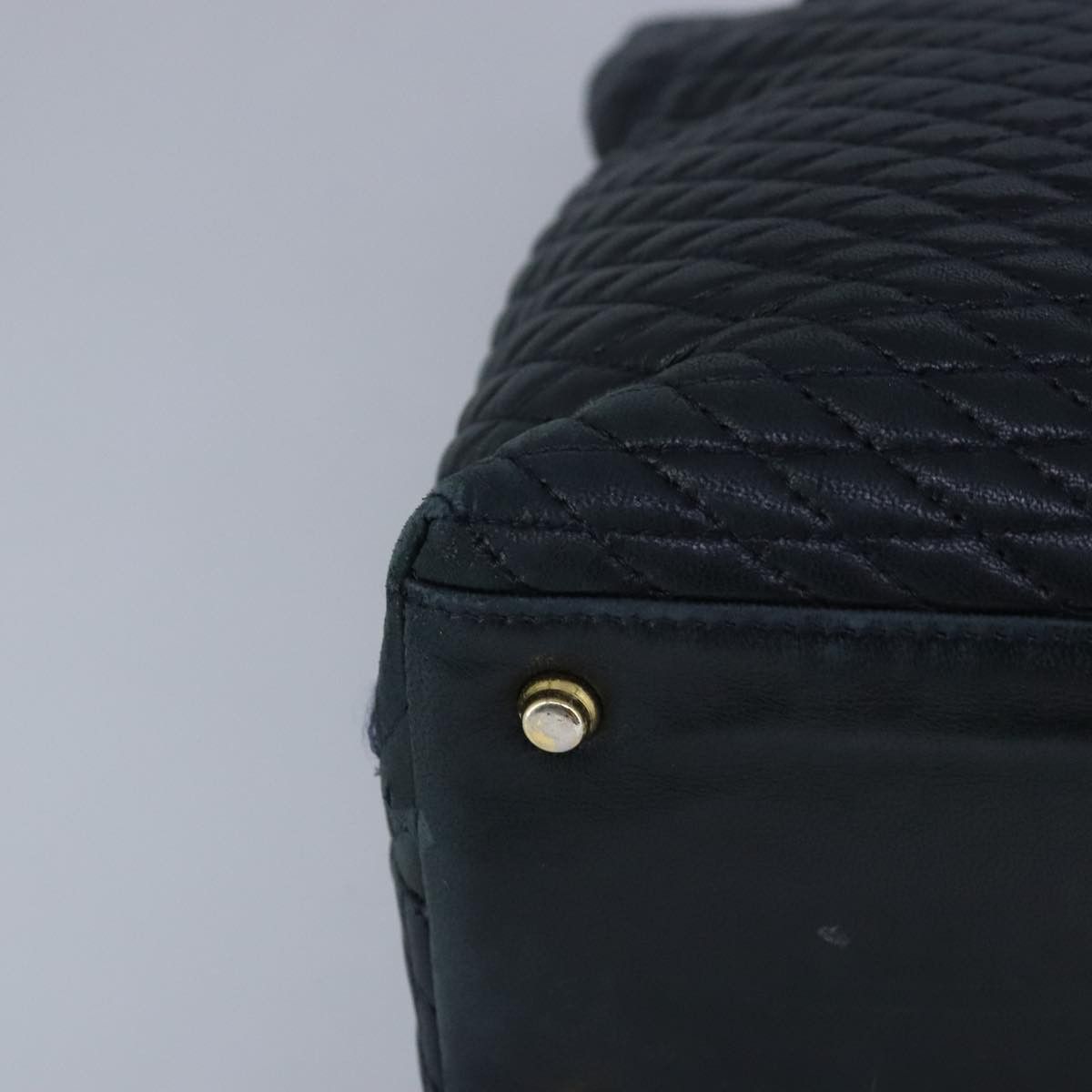 Bally Navy Leather Shoulder Bag (Pre-Owned) Size ONE SIZE - 9 Thumbnail