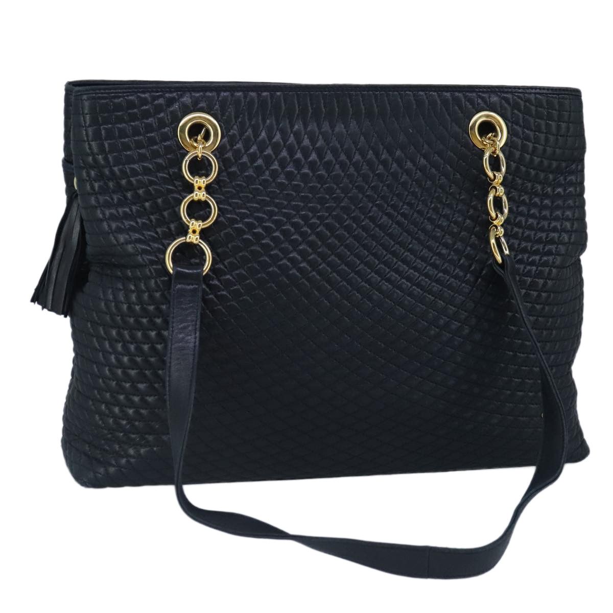 Bally Navy Leather Shoulder Bag (Pre-Owned) Size ONE SIZE - 18 Thumbnail