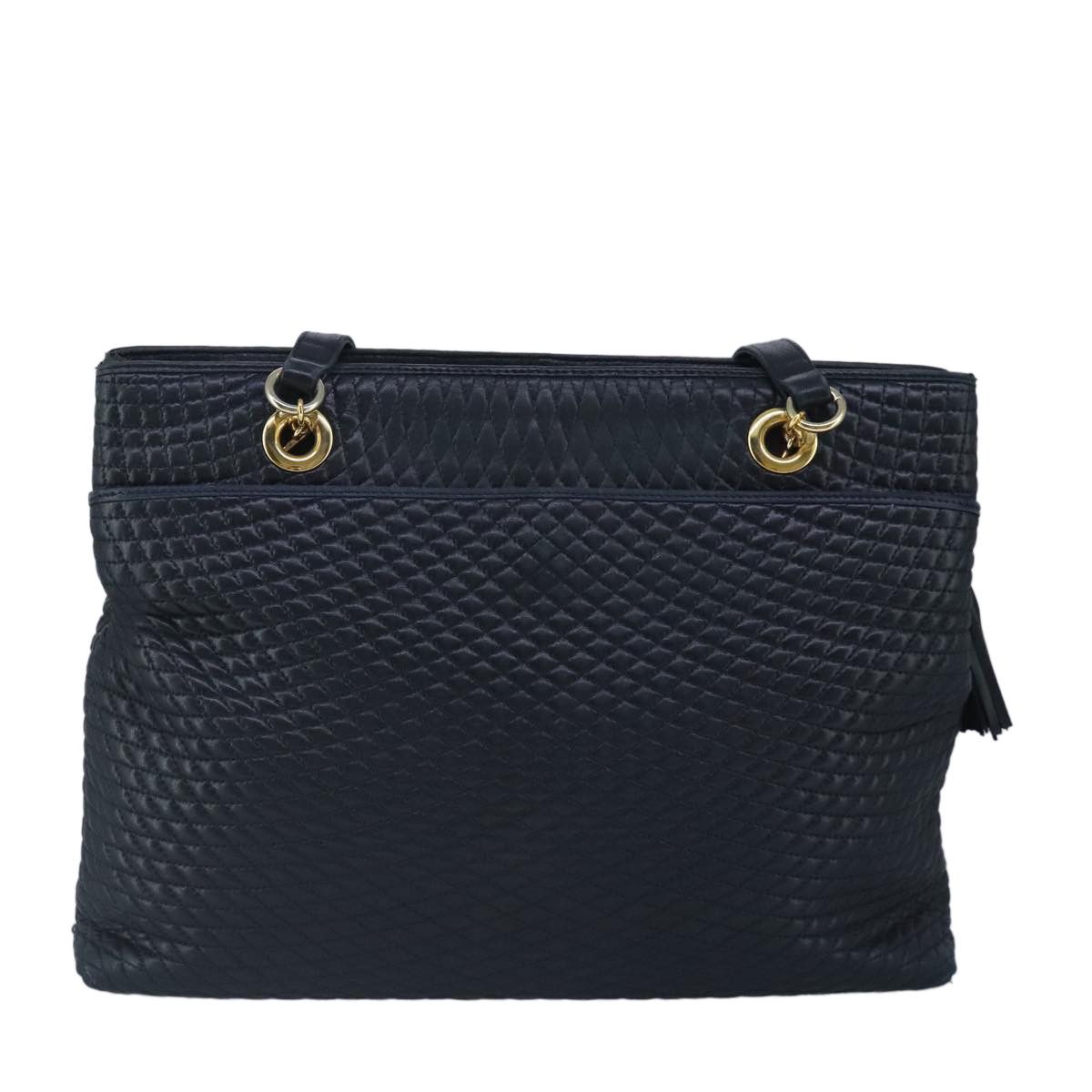 Bally Navy Leather Shoulder Bag (Pre-Owned) Size ONE SIZE - 2 Thumbnail