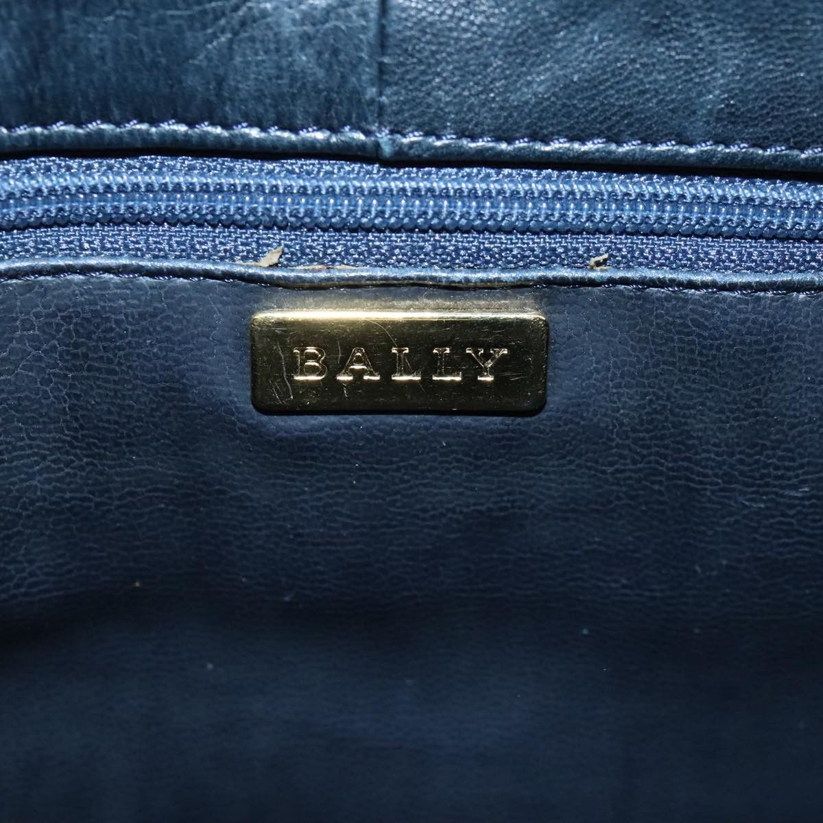 Bally Navy Leather Shoulder Bag (Pre-Owned) Size ONE SIZE - 16 Thumbnail
