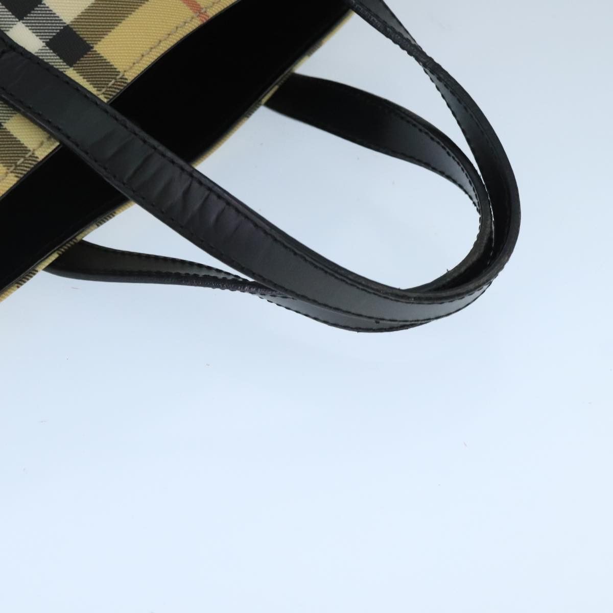 Burberry Nova Check Beige Canvas Handbag (Pre-Owned) Size ONE SIZE - 5 Thumbnail