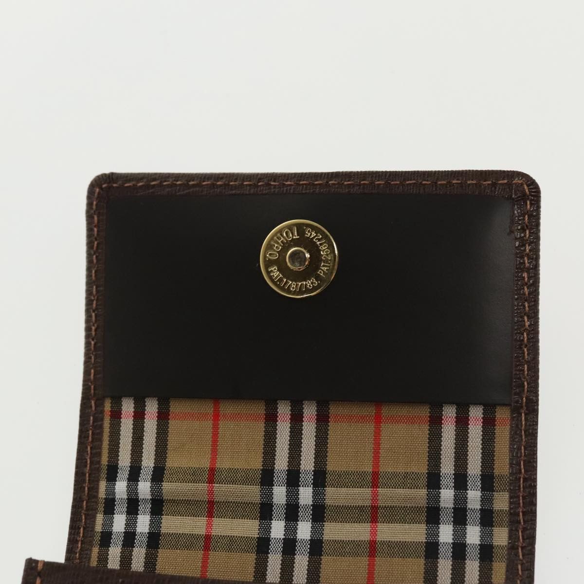Burberry Brown Leather Clutch Bag (Pre-Owned) Size ONE SIZE - 9 Thumbnail