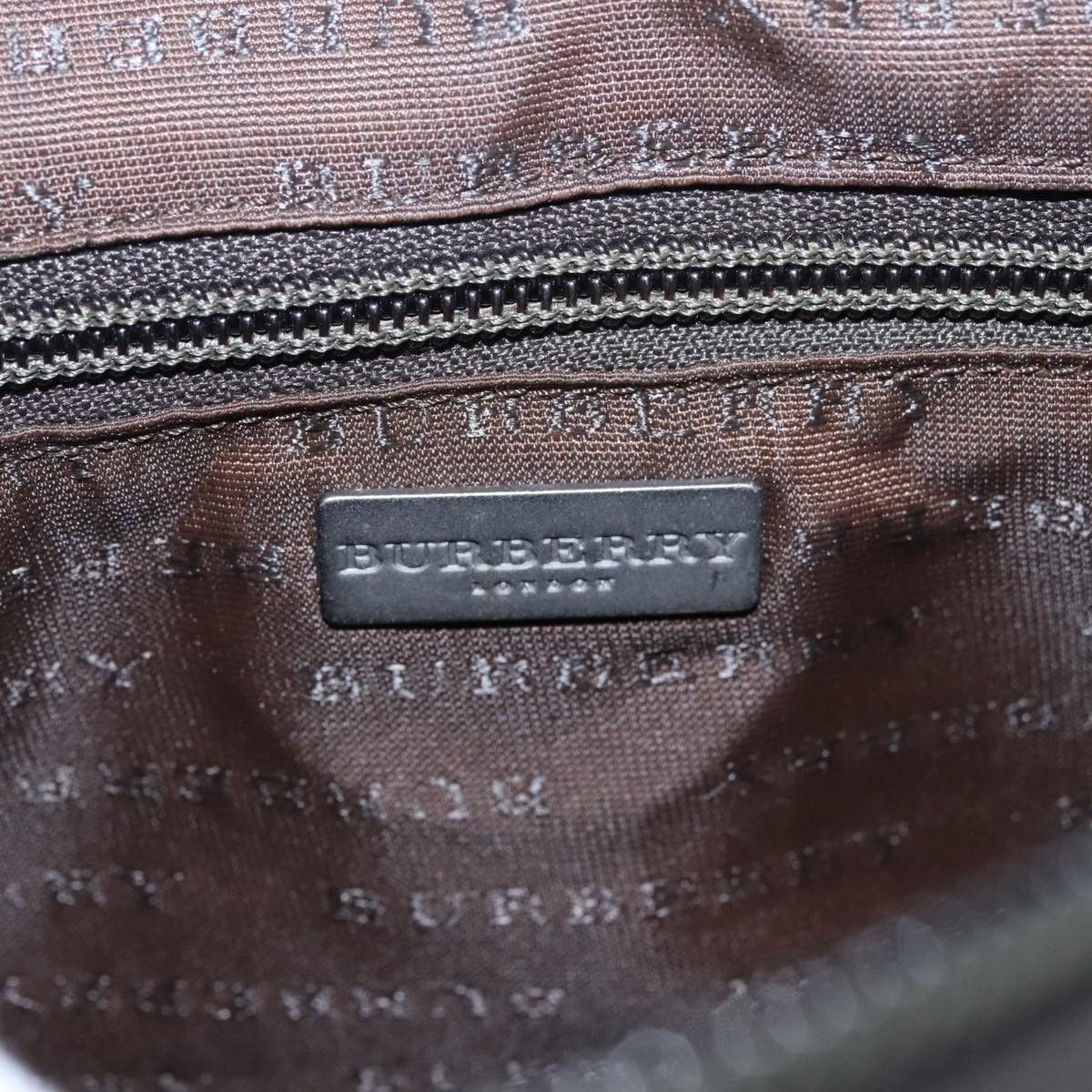 Burberry Nova Check Beige Canvas Shoulder Bag (Pre-Owned) Size ONE SIZE - 16 Thumbnail
