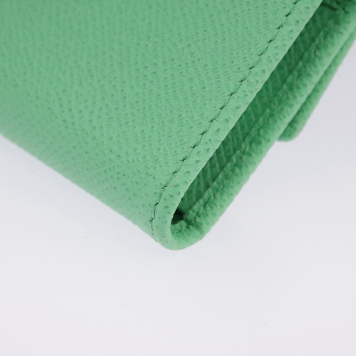 Salvatore Ferragamo Gancini Green Leather Wallet (Pre-Owned) Size ONE SIZE - 8 Thumbnail