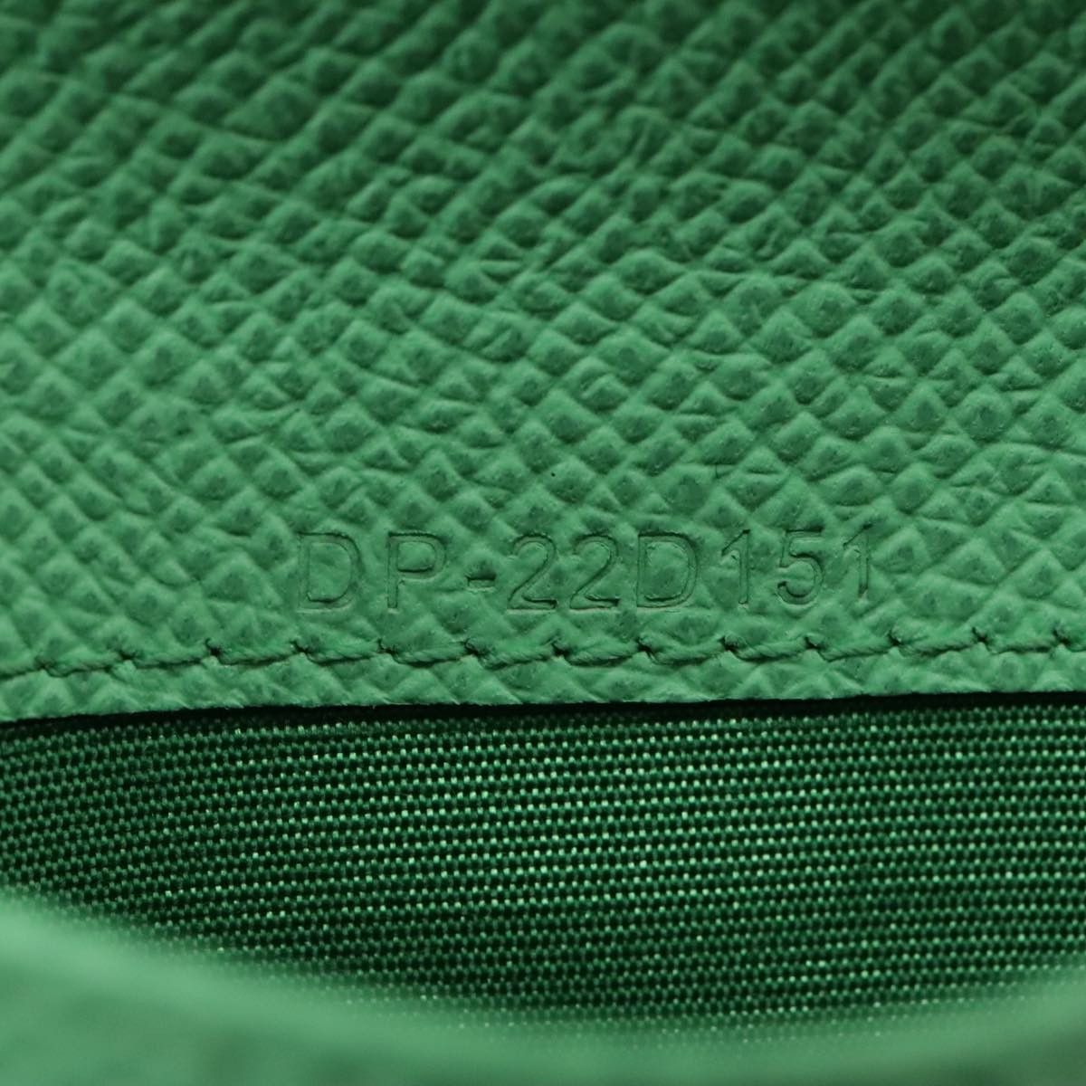 Salvatore Ferragamo Gancini Green Leather Wallet (Pre-Owned) Size ONE SIZE - 14 Thumbnail