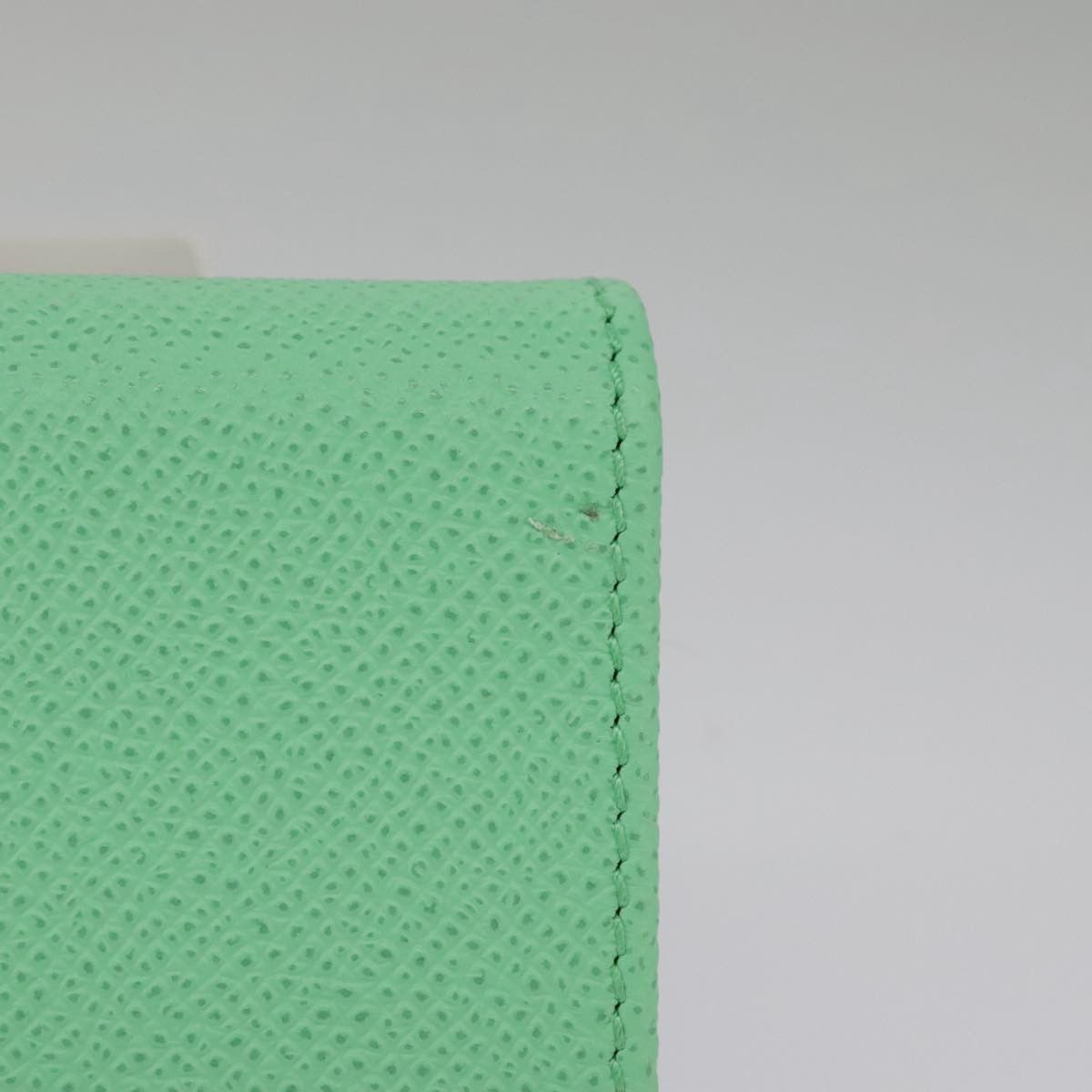 Salvatore Ferragamo Gancini Green Leather Wallet (Pre-Owned) Size ONE SIZE - 16 Thumbnail