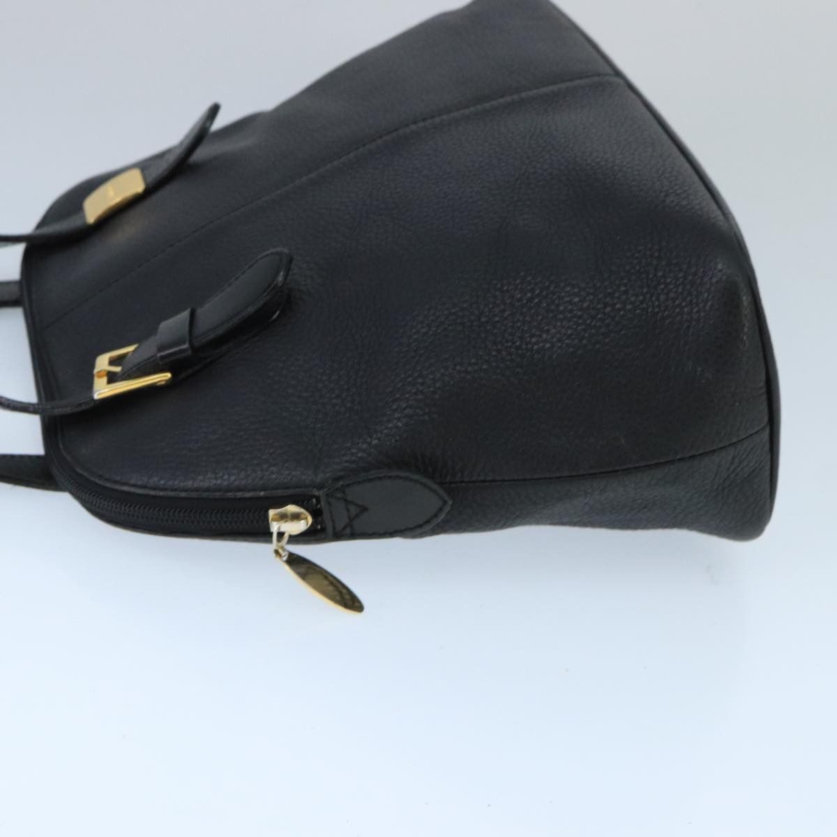 Burberry Nova Check Black Leather Handbag (Pre-Owned) Size ONE SIZE - 4 Thumbnail