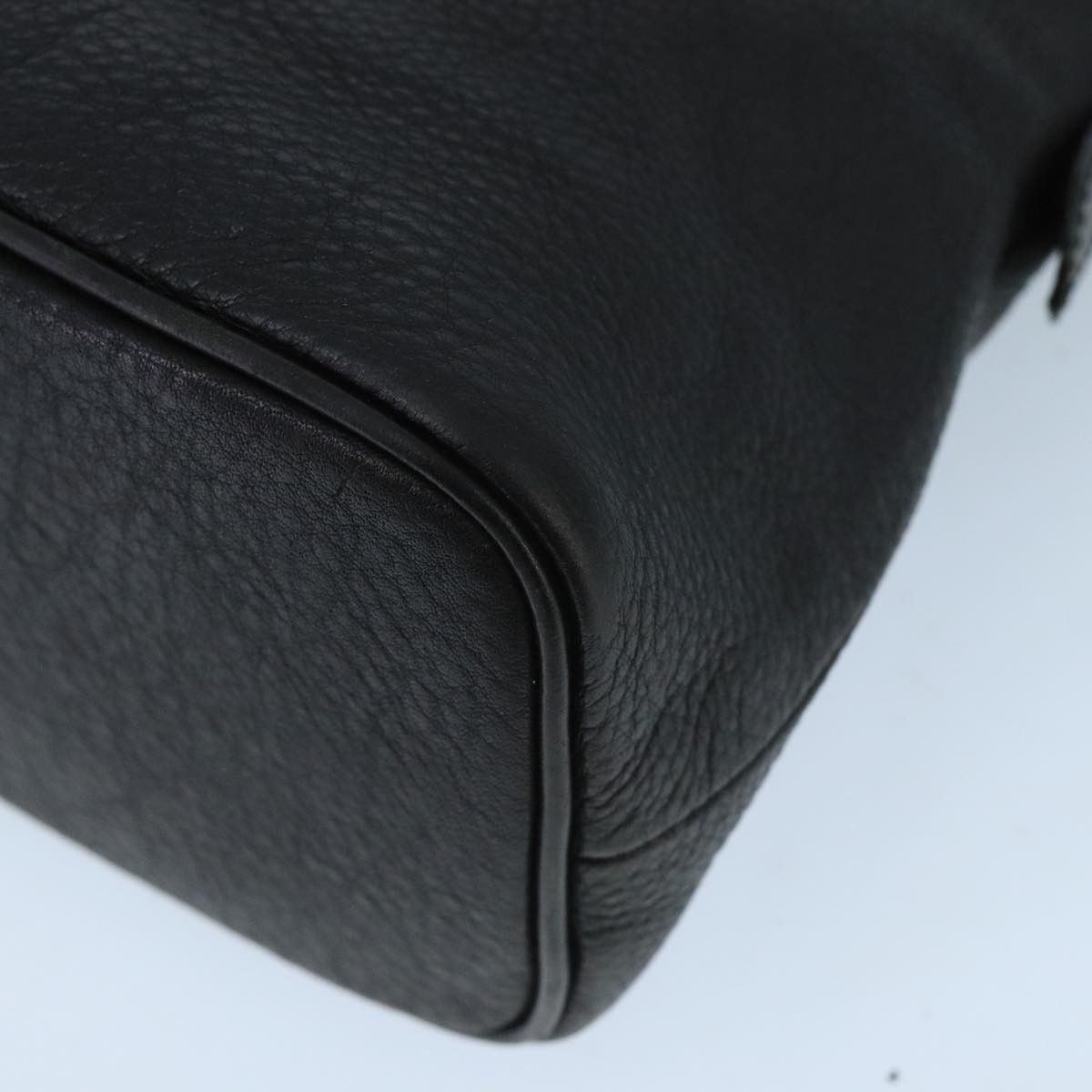 Burberry Nova Check Black Leather Handbag (Pre-Owned) Size ONE SIZE - 8 Thumbnail