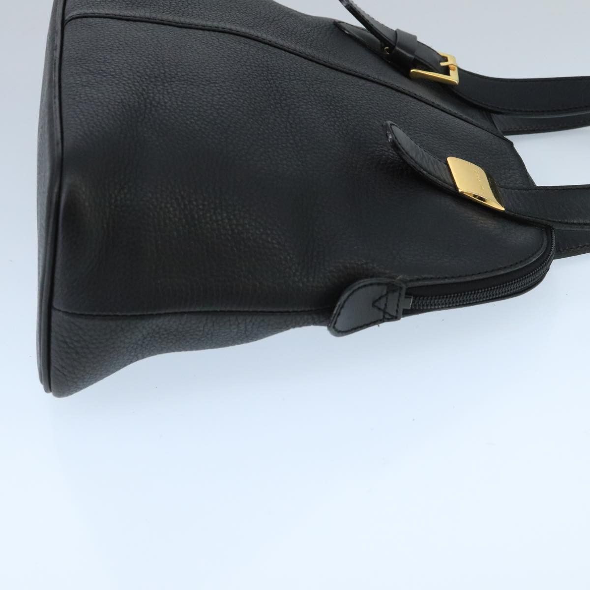 Burberry Nova Check Black Leather Handbag (Pre-Owned) Size ONE SIZE - 3 Thumbnail