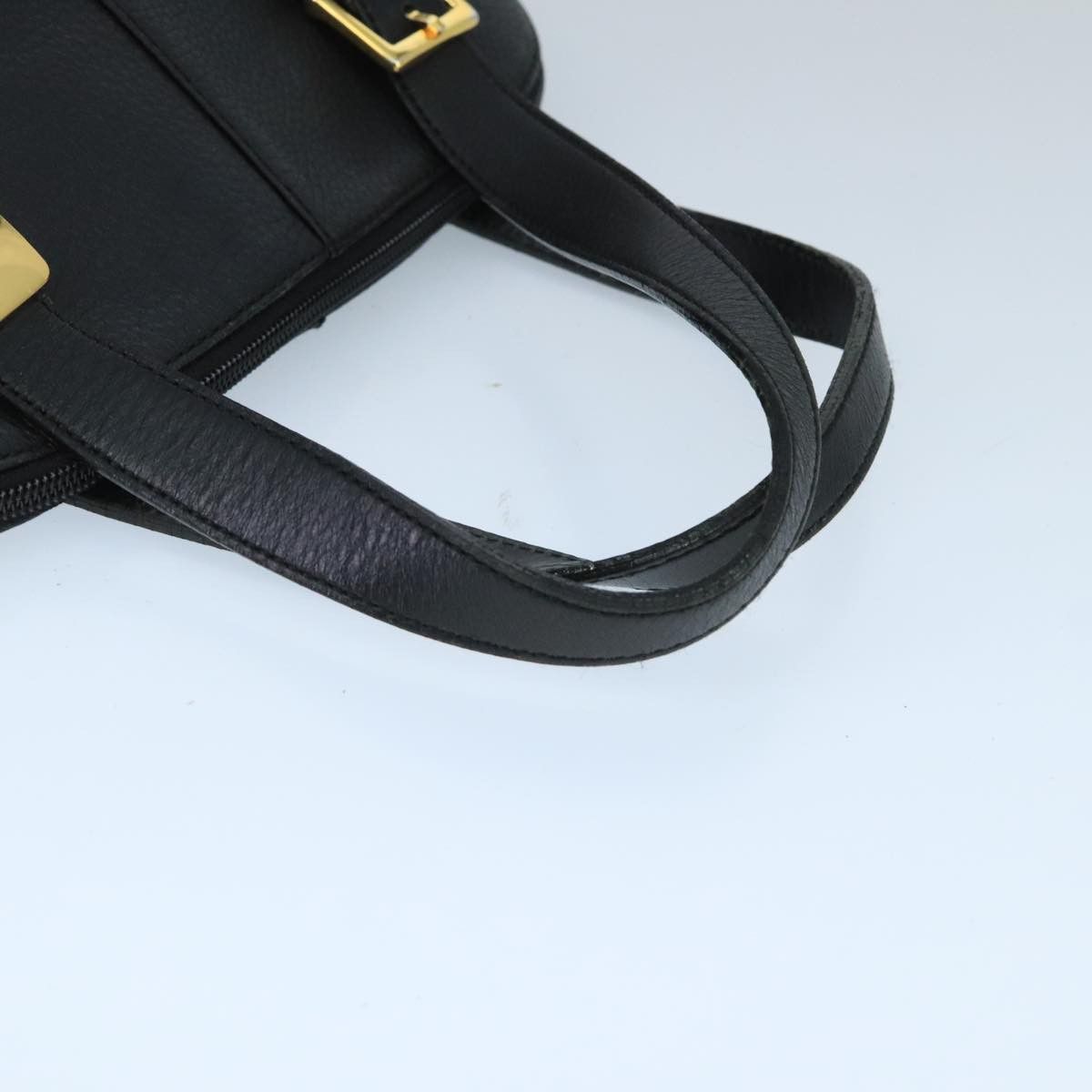 Burberry Nova Check Black Leather Handbag (Pre-Owned) Size ONE SIZE - 5 Thumbnail