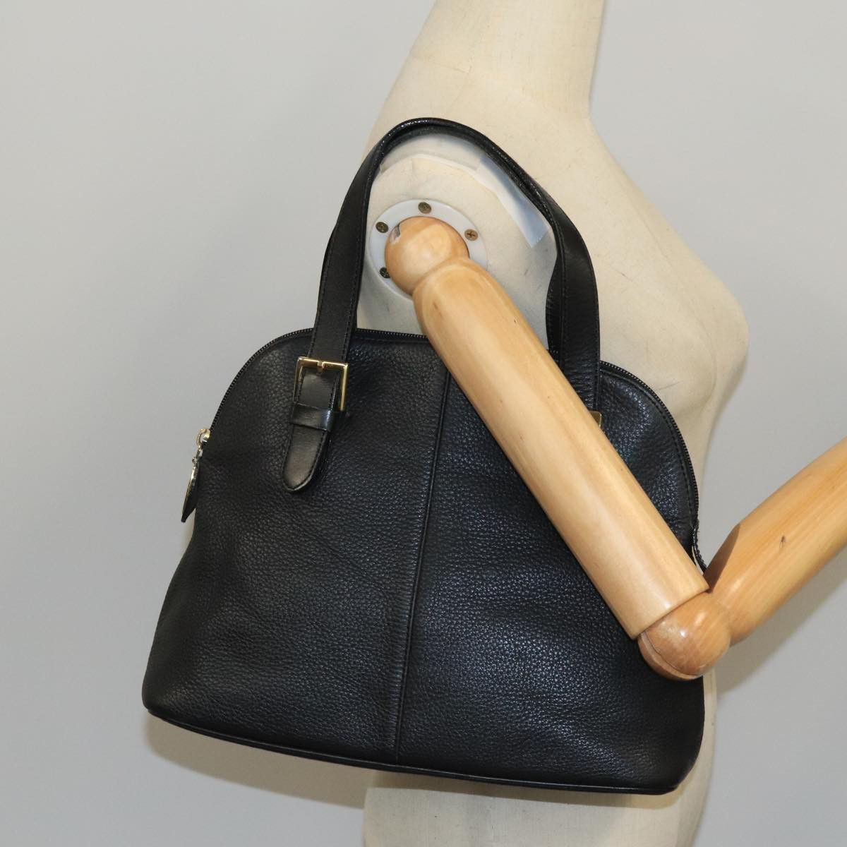 Burberry Nova Check Black Leather Handbag (Pre-Owned) Size ONE SIZE - 14 Thumbnail