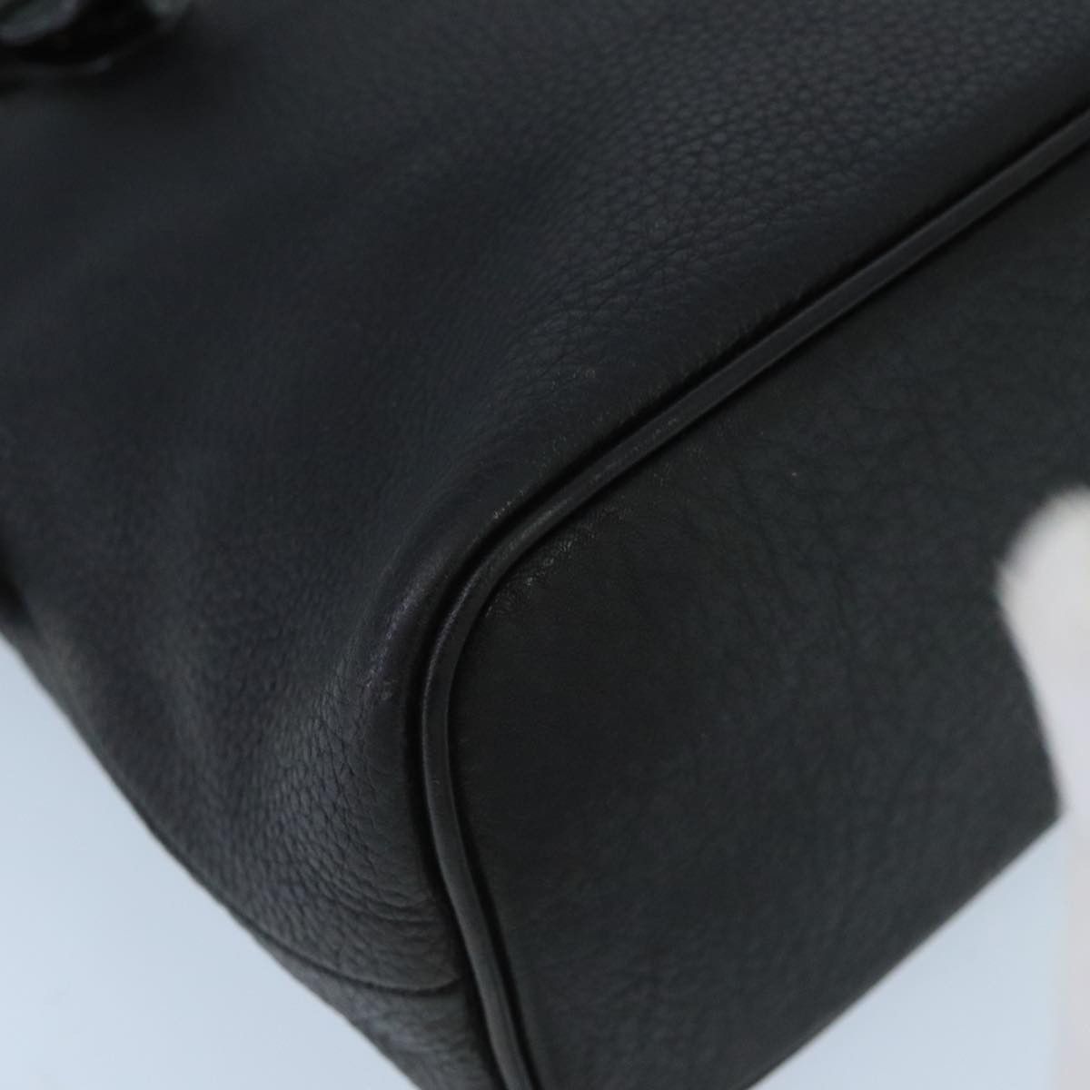 Burberry Nova Check Black Leather Handbag (Pre-Owned) Size ONE SIZE - 7 Thumbnail