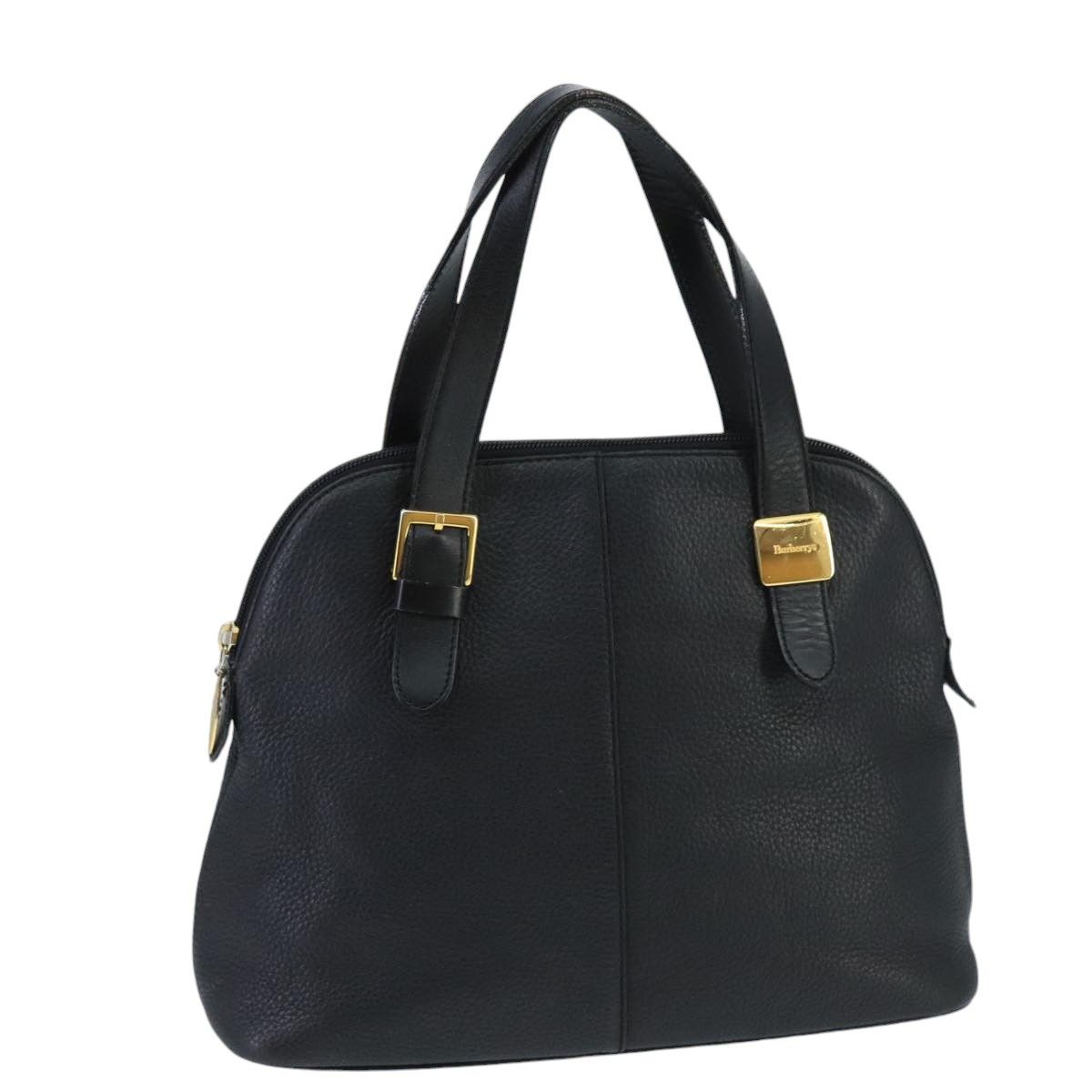 Burberry Nova Check Black Leather Handbag (Pre-Owned) Size ONE SIZE - 16 Thumbnail