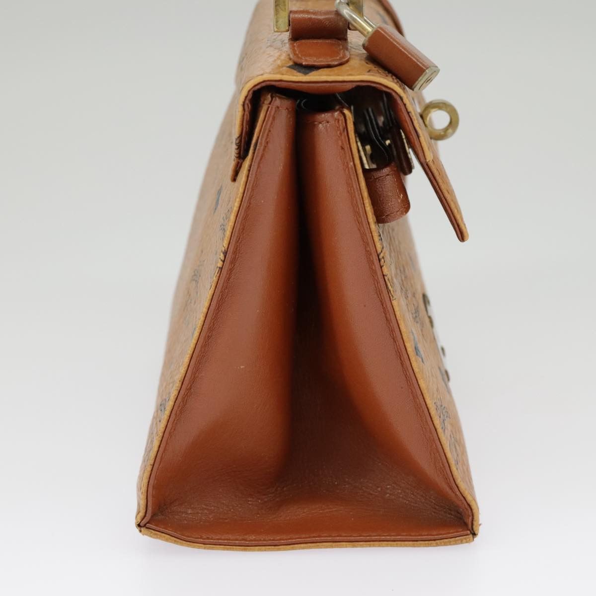 MCM Visetos Brown Canvas Handbag (Pre-Owned) Size ONE SIZE - 4 Thumbnail