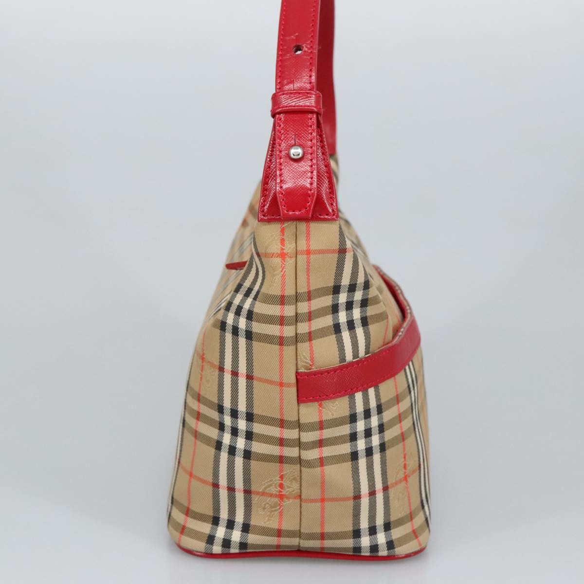 Burberry Nova Check Beige Canvas Handbag (Pre-Owned) Size ONE SIZE - 3 Thumbnail