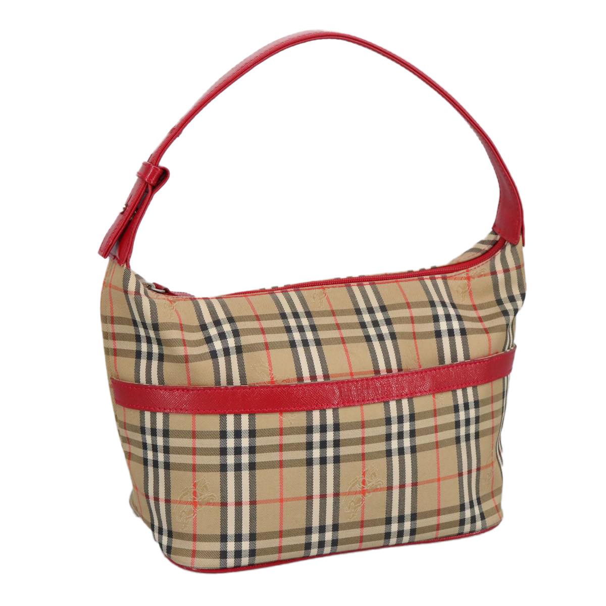 Burberry Nova Check Beige Canvas Handbag (Pre-Owned) Size ONE SIZE - 17 Thumbnail