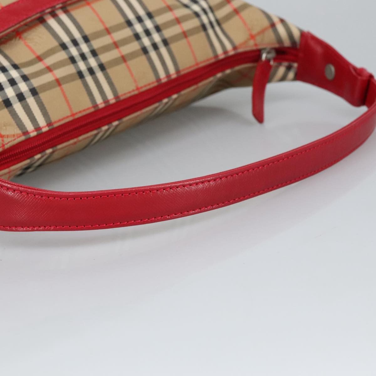 Burberry Nova Check Beige Canvas Handbag (Pre-Owned) Size ONE SIZE - 5 Thumbnail
