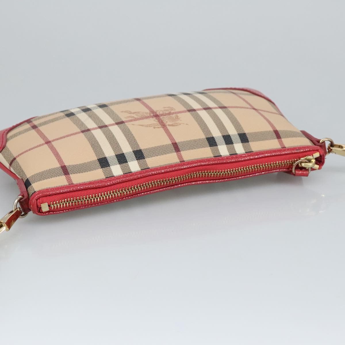 Burberry Nova Check Beige Canvas Shoulder Bag (Pre-Owned) Size ONE SIZE - 10 Thumbnail