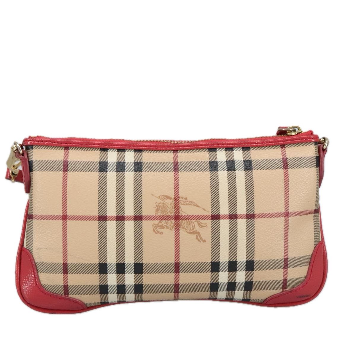 Burberry Nova Check Beige Canvas Shoulder Bag (Pre-Owned) Size ONE SIZE - 2 Thumbnail