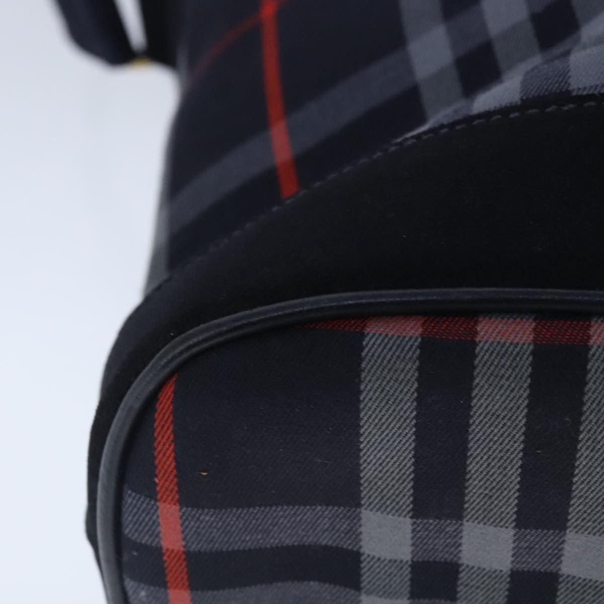 Burberry Nova Check Navy Canvas Shoulder Bag (Pre-Owned) Size ONE SIZE - 9 Thumbnail