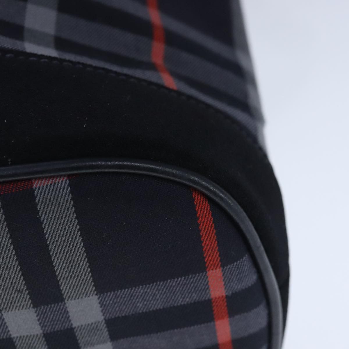 Burberry Nova Check Navy Canvas Shoulder Bag (Pre-Owned) Size ONE SIZE - 10 Thumbnail