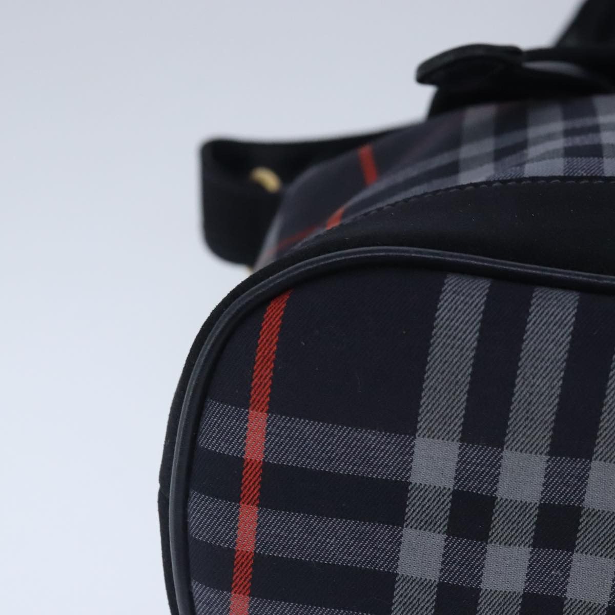 Burberry Nova Check Navy Canvas Shoulder Bag (Pre-Owned) Size ONE SIZE - 7 Thumbnail