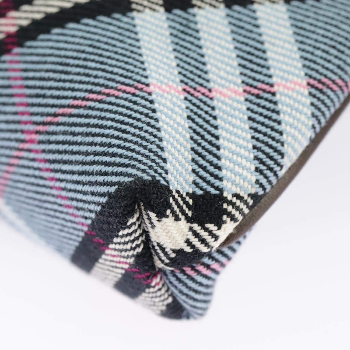 Burberry Nova Check Blue Canvas Shoulder Bag (Pre-Owned) Size ONE SIZE - 9 Thumbnail