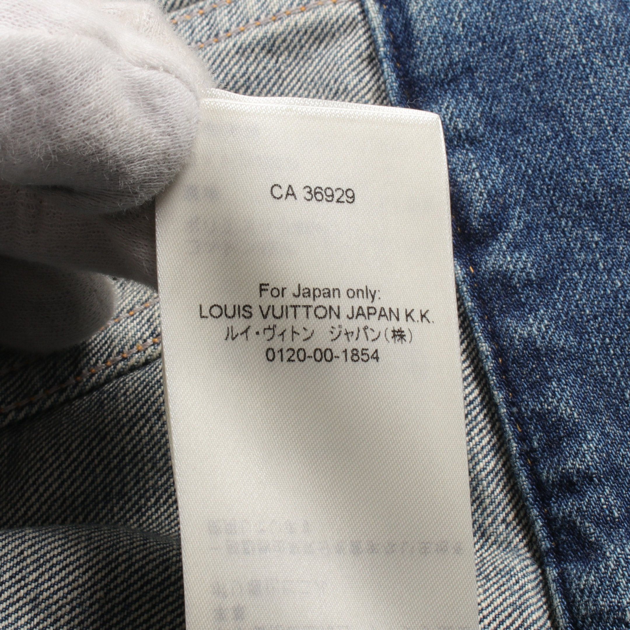 Louis Vuitton Louis Vuitton Denim Jacket Cotton Blue Size ONE SIZE - 4 Thumbnail