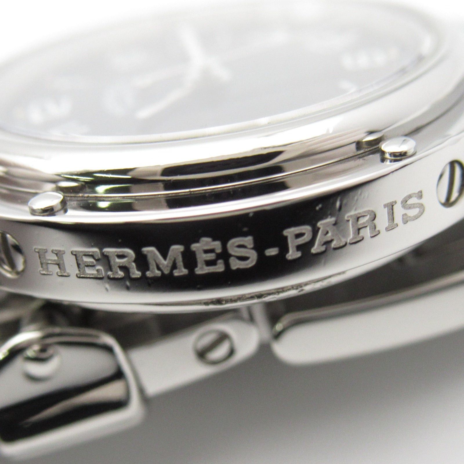 Hermes Hermes Clipper Women Watch Quartz Stainless Steel Black Size ONE SIZE - 15 Thumbnail