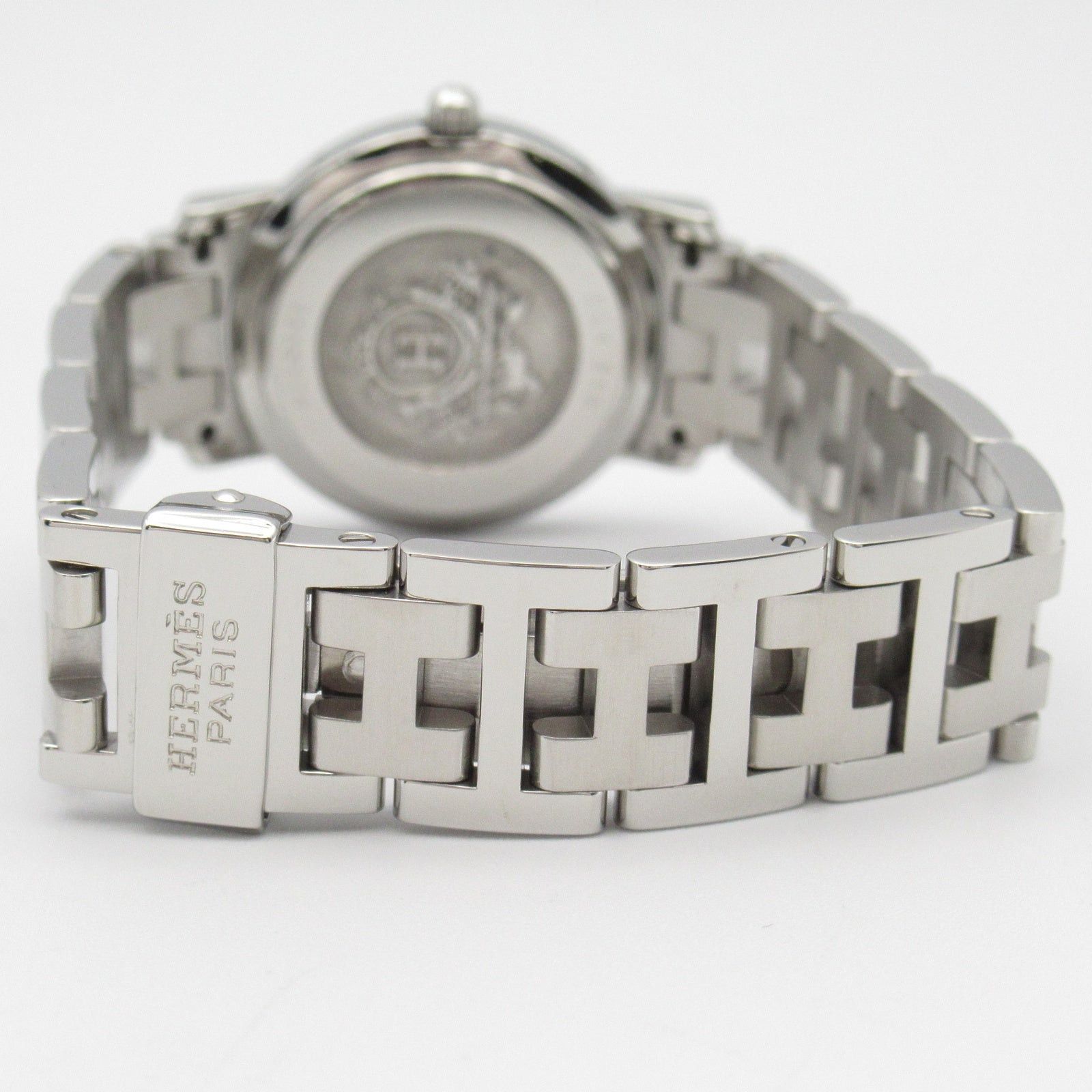 Hermes Hermes Clipper Women Watch Quartz Stainless Steel Black Size ONE SIZE - 4 Thumbnail