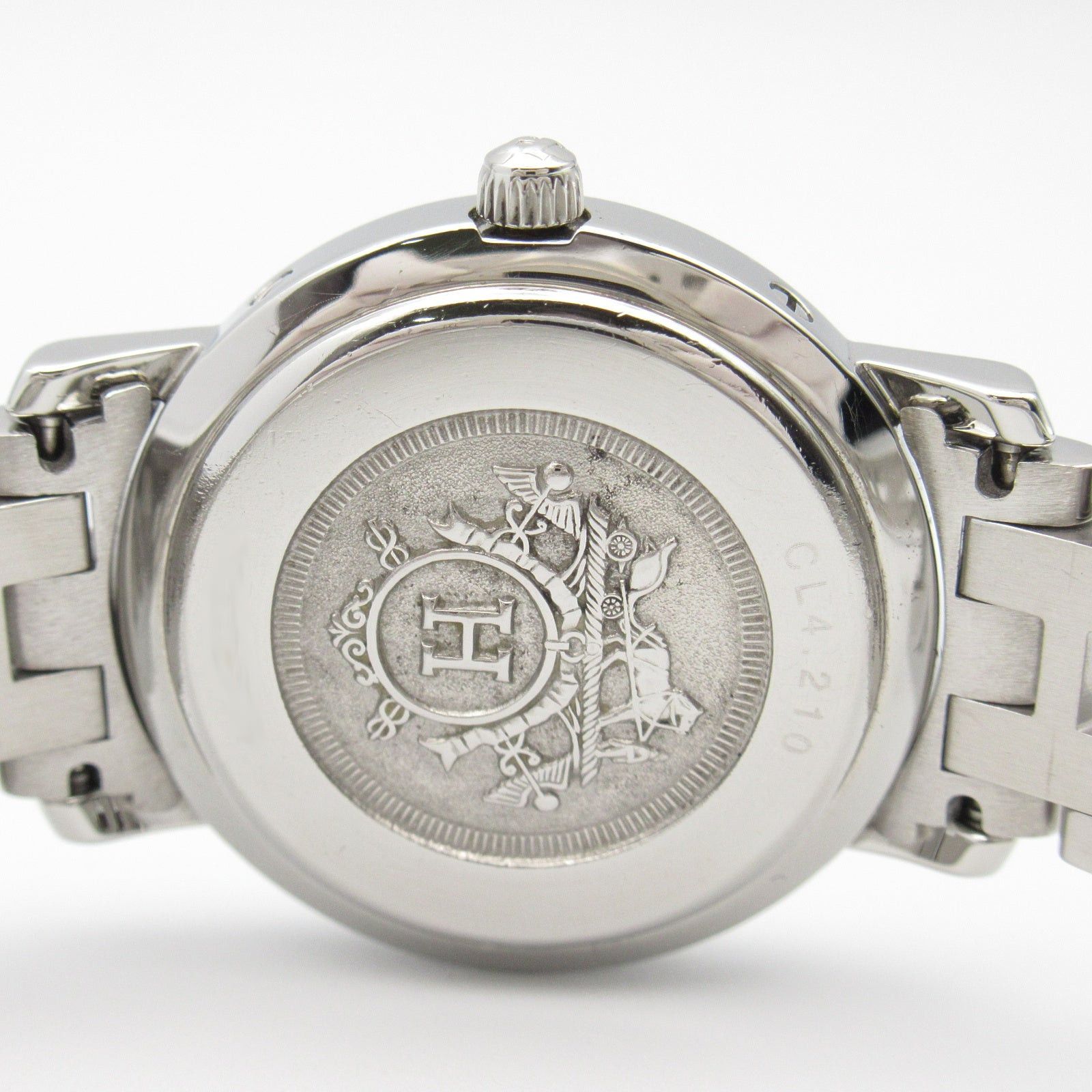 Hermes Hermes Clipper Women Watch Quartz Stainless Steel Black Size ONE SIZE - 6 Thumbnail