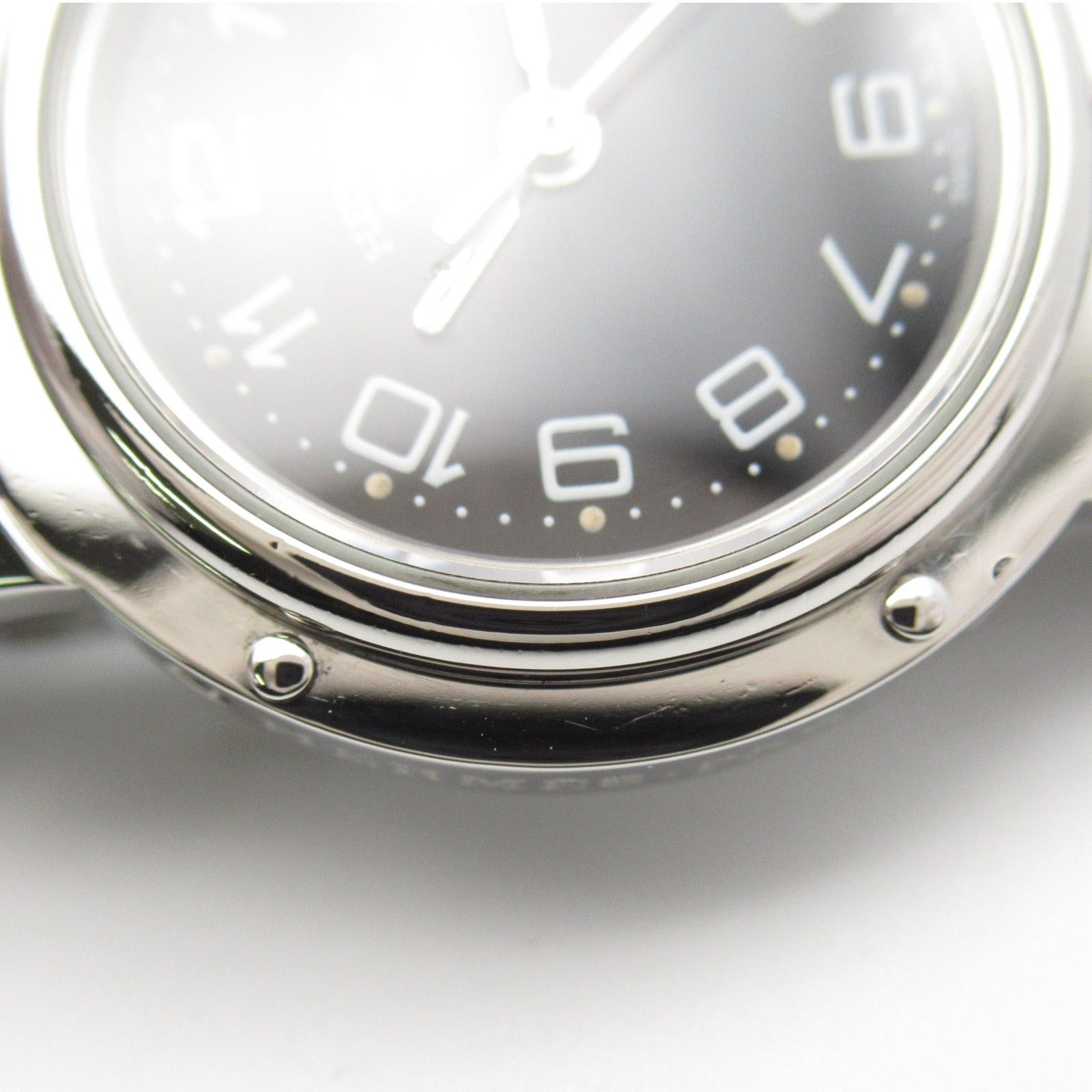 Hermes Hermes Clipper Women Watch Quartz Stainless Steel Black Size ONE SIZE - 14 Thumbnail