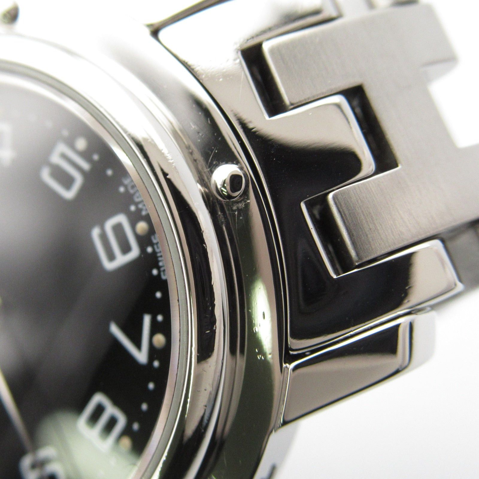 Hermes Hermes Clipper Women Watch Quartz Stainless Steel Black Size ONE SIZE - 11 Thumbnail