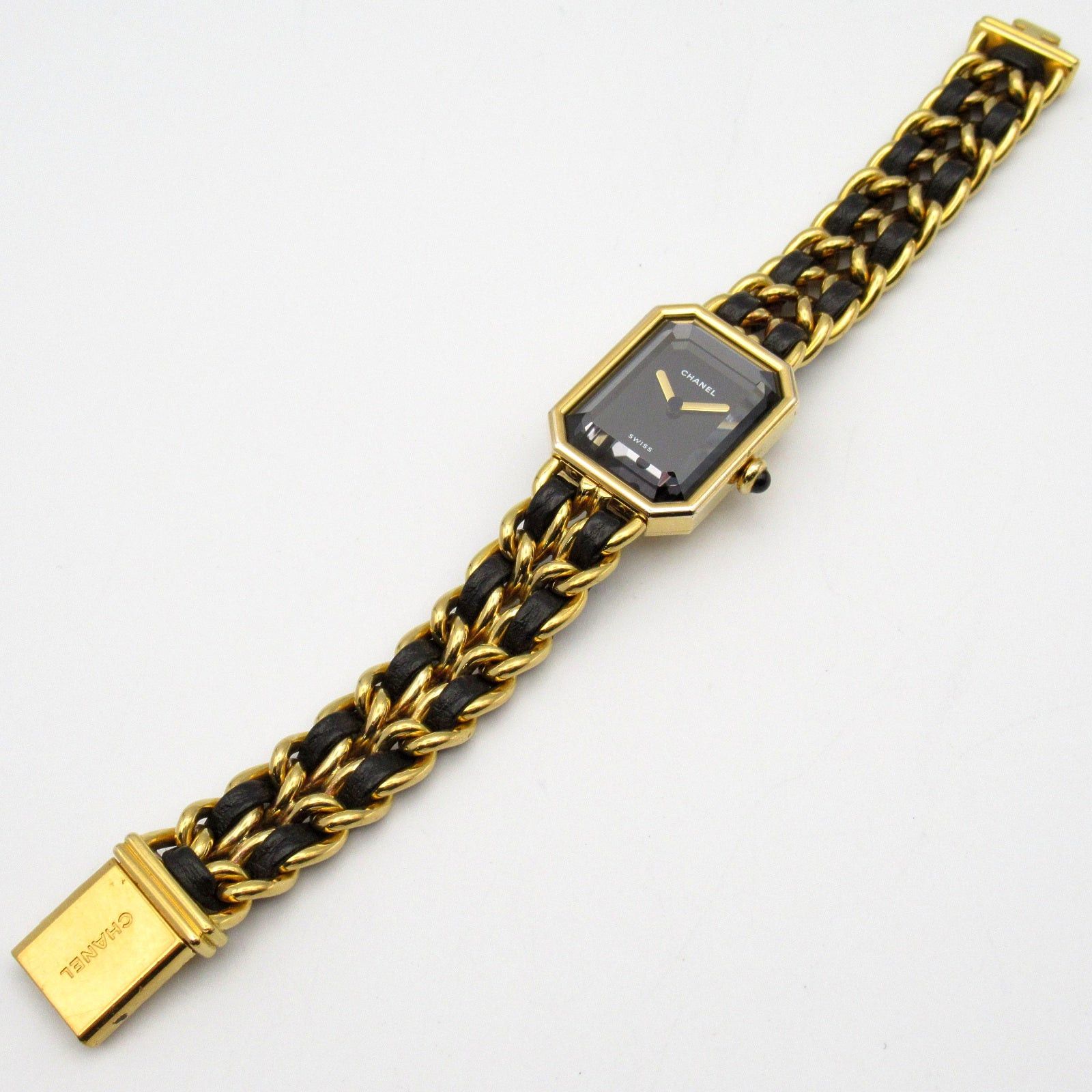 Chanel Chanel Premier M Women Watch Quartz Gp (Gold Plated) Leather Black Size ONE SIZE - 4 Thumbnail