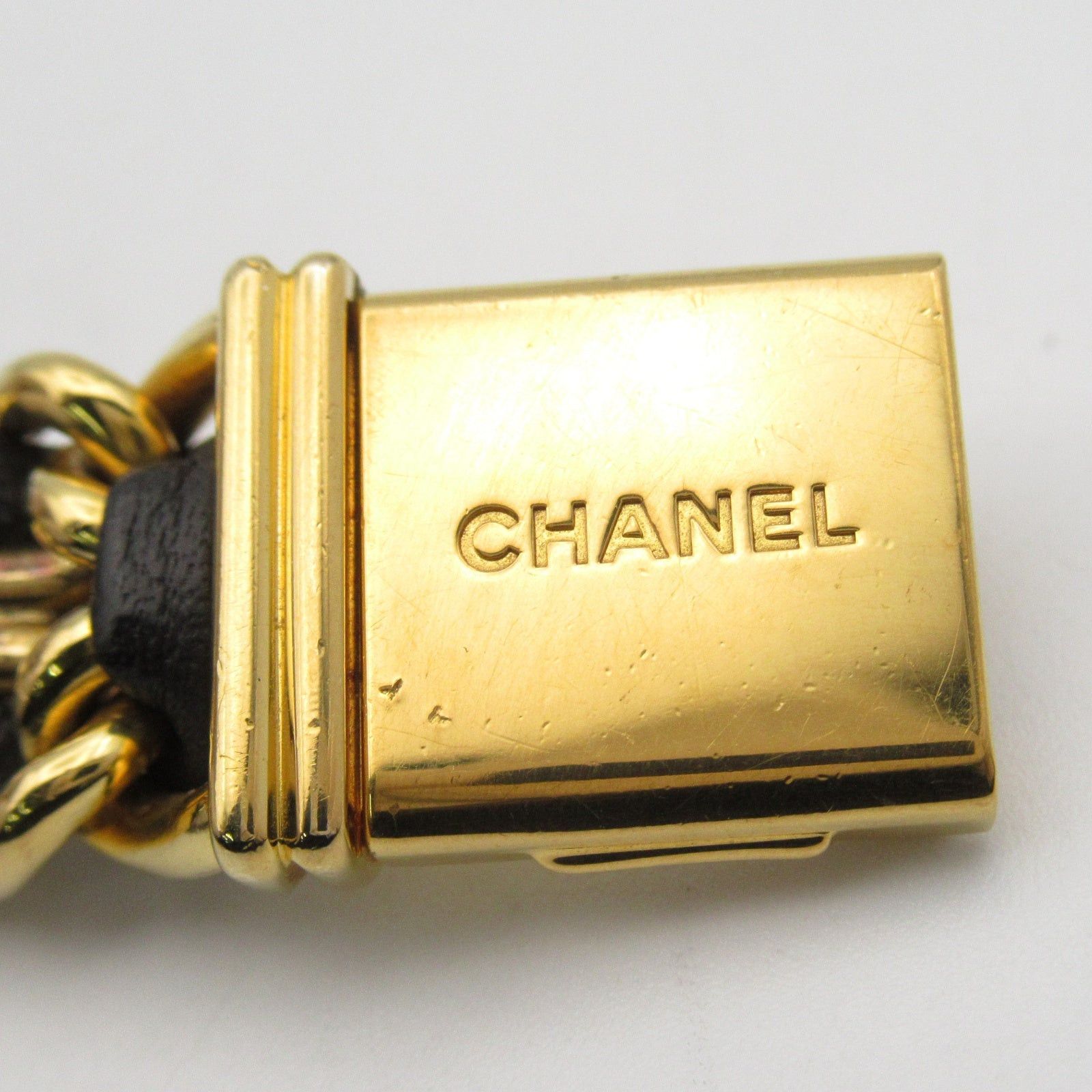 Chanel Chanel Premier M Women Watch Quartz Gp (Gold Plated) Leather Black Size ONE SIZE - 19 Thumbnail
