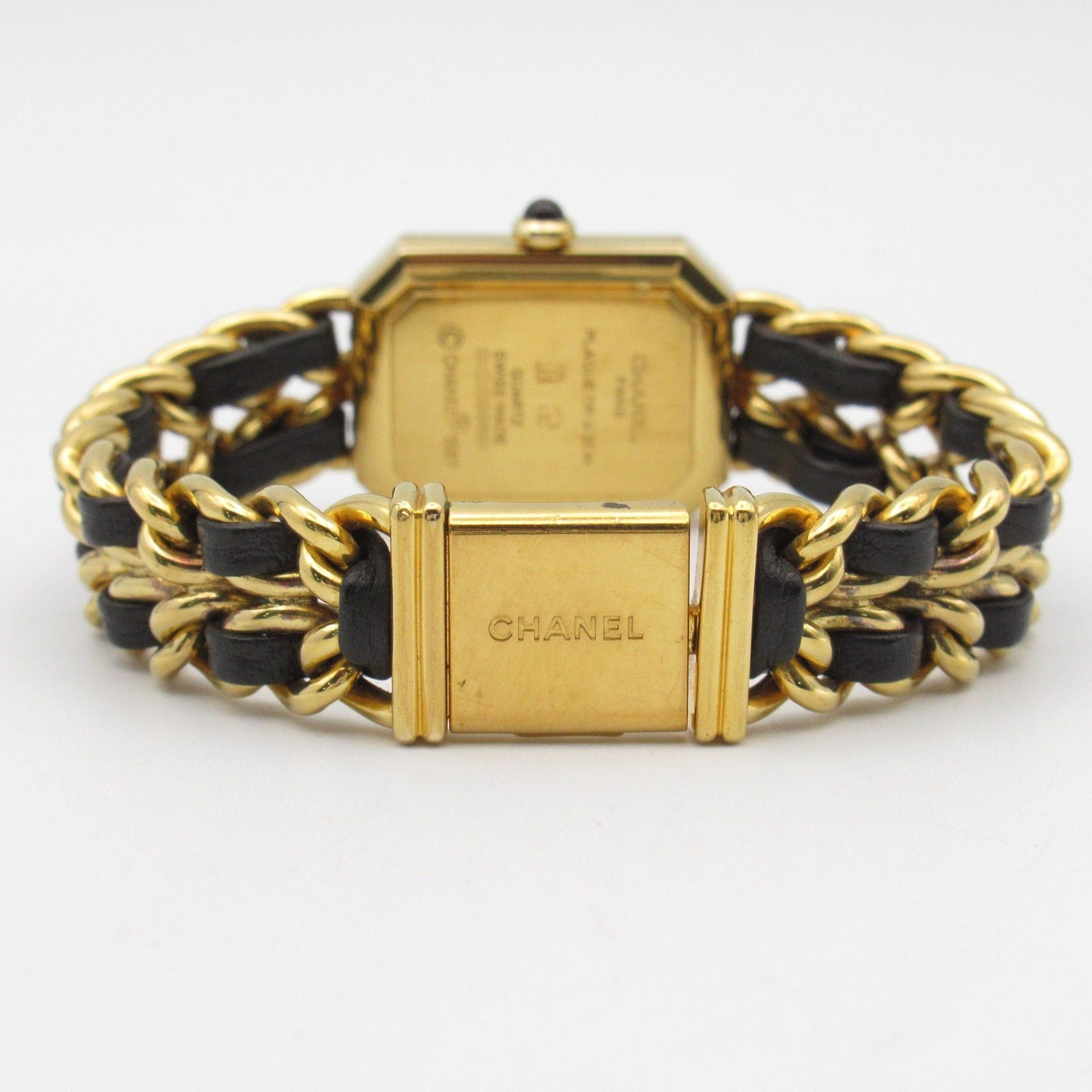 Chanel Chanel Premier M Women Watch Quartz Gp (Gold Plated) Leather Black Size ONE SIZE - 3 Thumbnail