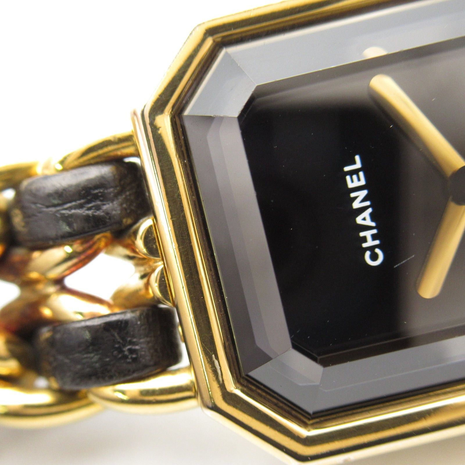 Chanel Chanel Premier M Women Watch Quartz Gp (Gold Plated) Leather Black Size ONE SIZE - 11 Thumbnail