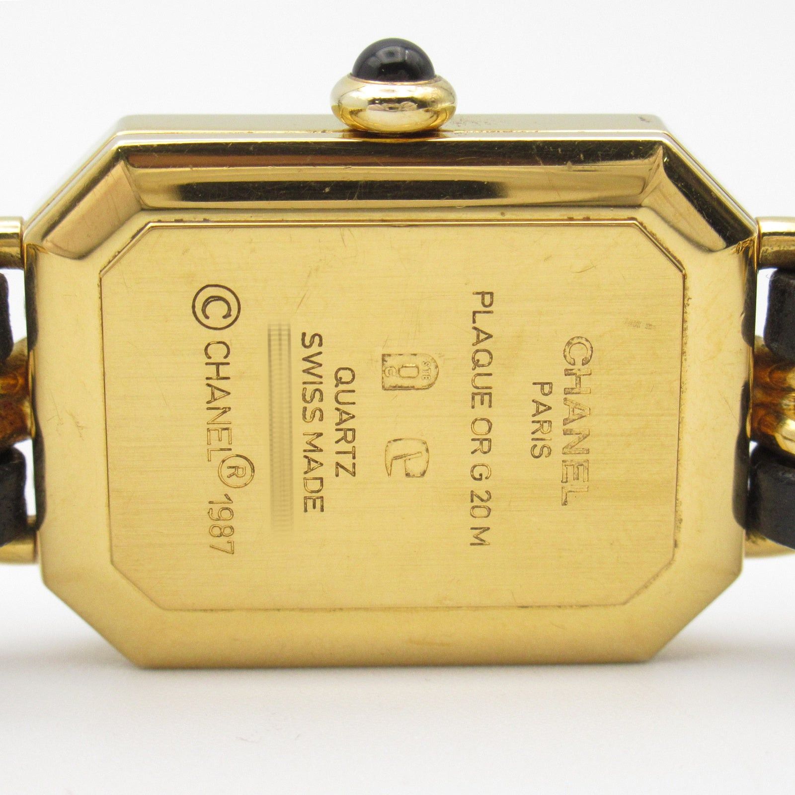 Chanel Chanel Premier M Women Watch Quartz Gp (Gold Plated) Leather Black Size ONE SIZE - 5 Thumbnail