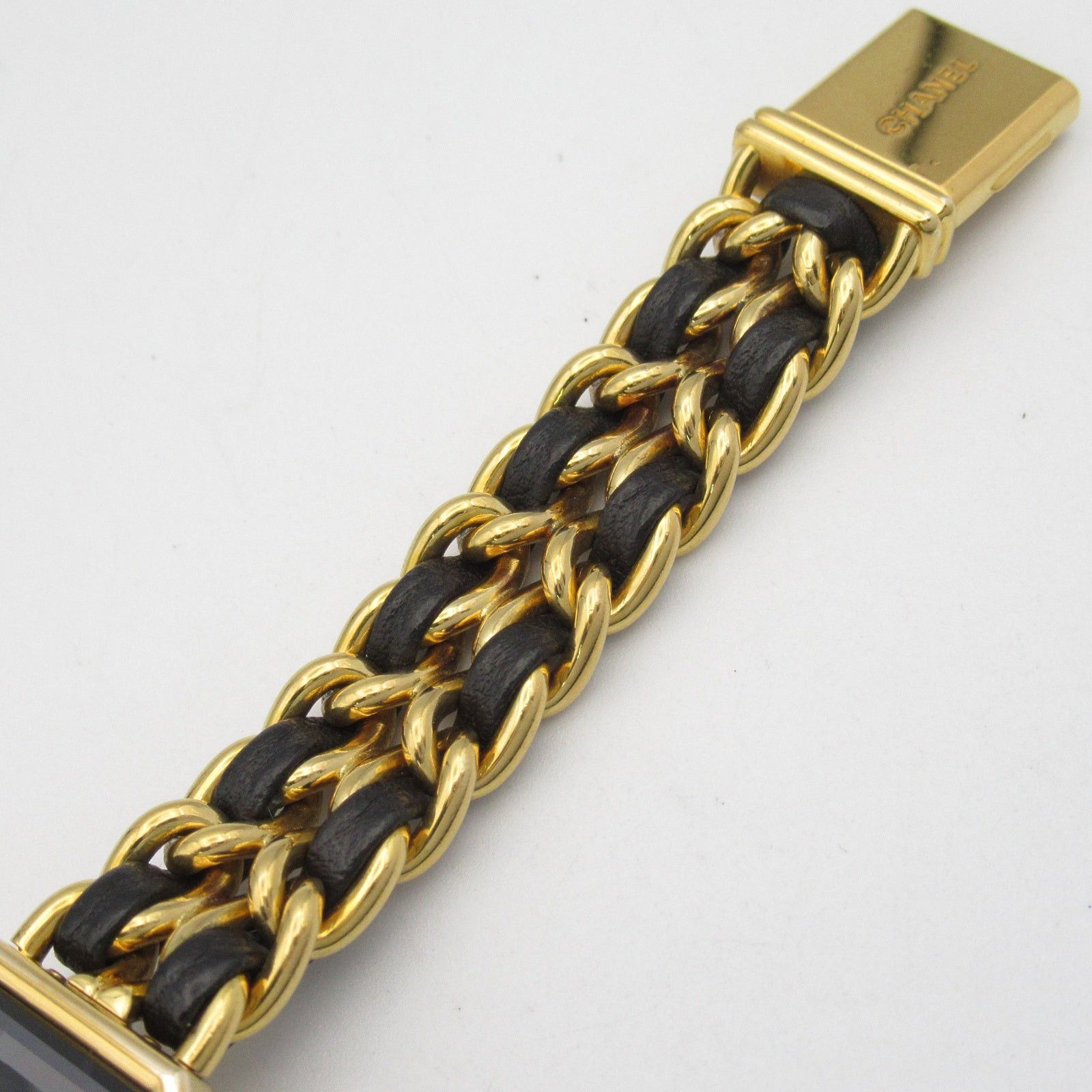 Chanel Chanel Premier M Women Watch Quartz Gp (Gold Plated) Leather Black Size ONE SIZE - 15 Thumbnail