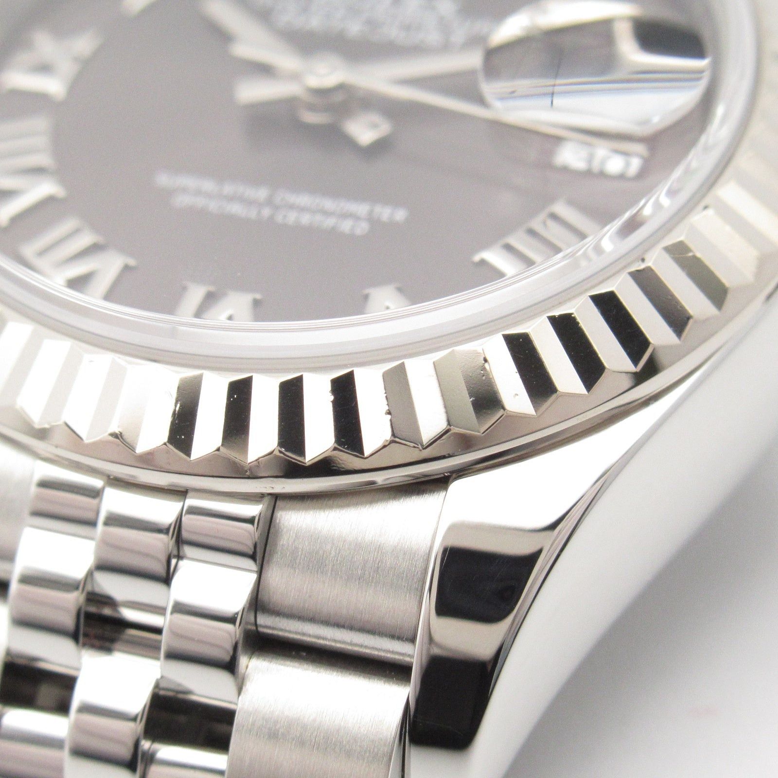 Rolex Rolex Datejust Random Number Women Watch Automatic Winding K18Wg (White Gold) Stainless Steel Gray Gl/Ro Size ONE SIZE - 13 Thumbnail