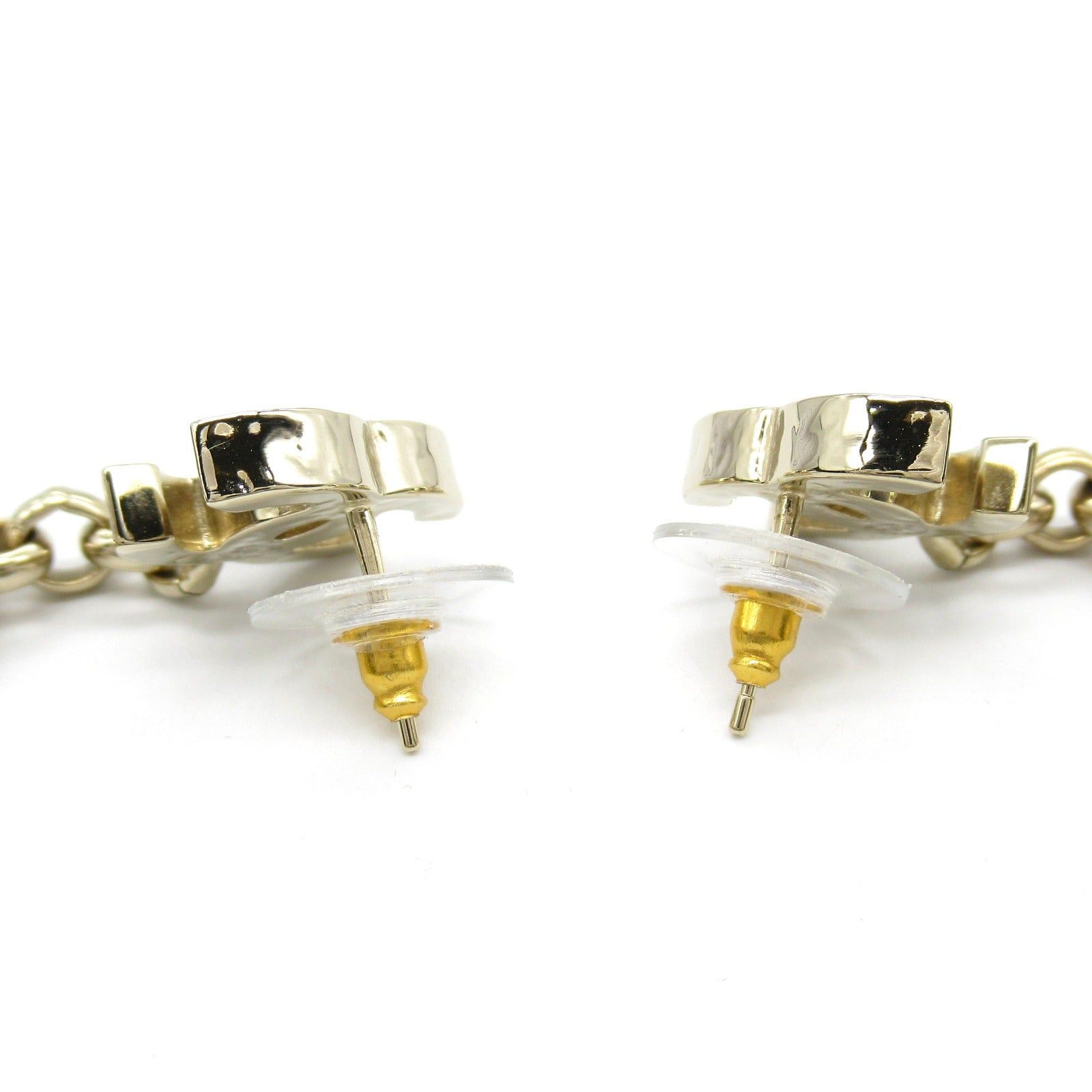 Chanel Chanel Fake Pearl Earrings Gp (Gold Plated) White Size ONE SIZE - 2 Thumbnail