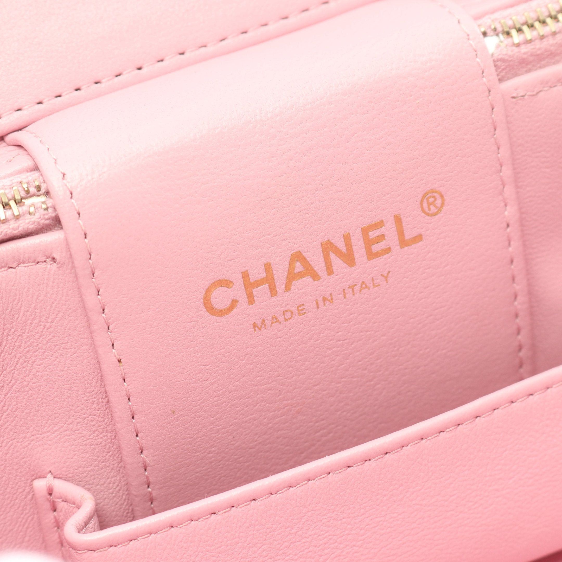 Chanel Chanel Matelasse Vanity Bag Chain Shoulder Caviar Skin Pink Gold Hardware Size ONE SIZE - 4 Thumbnail