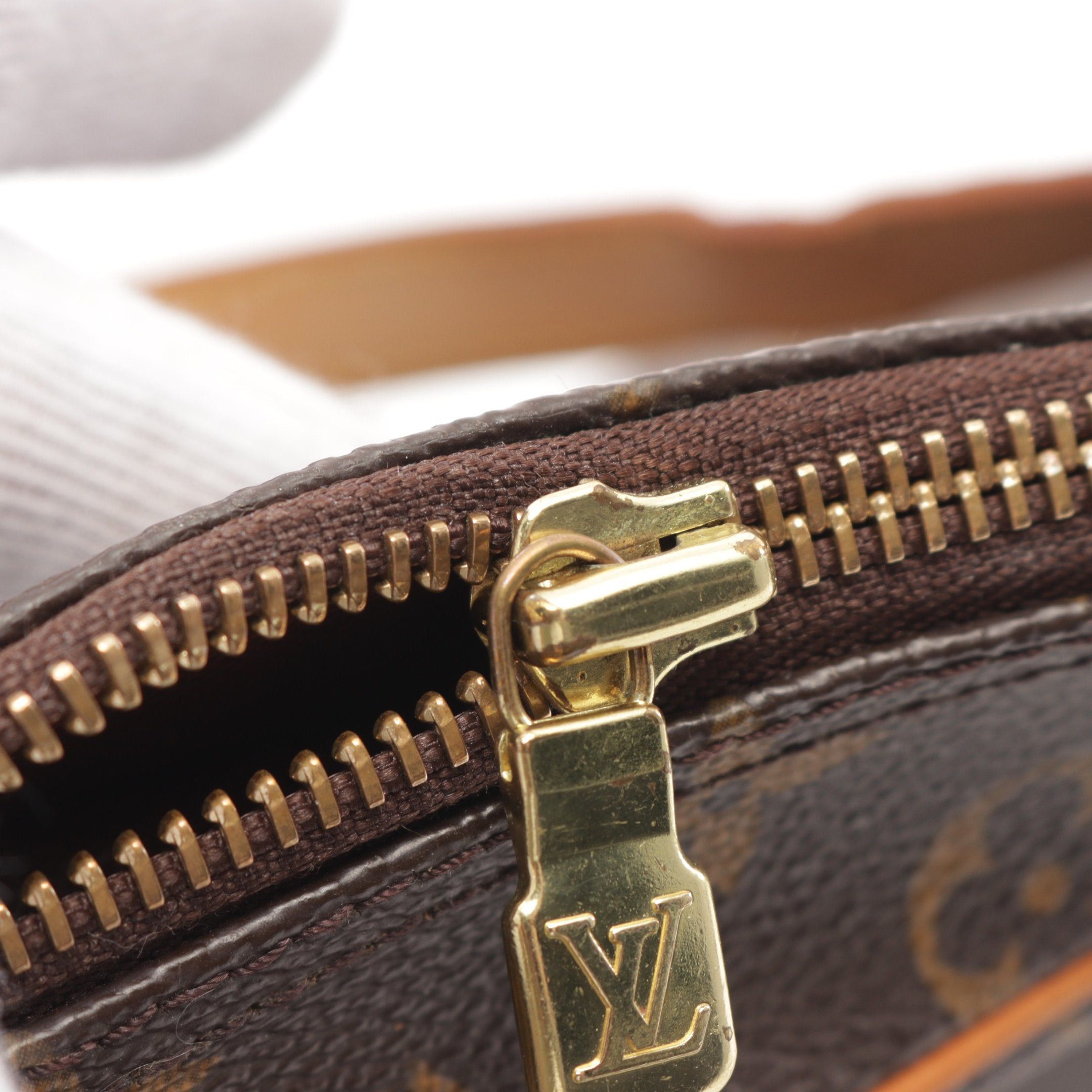 Louis Vuitton Louis Vuitton Boulogne Pm Monogram Shoulder Bag Leather Brown Size ONE SIZE - 10 Thumbnail