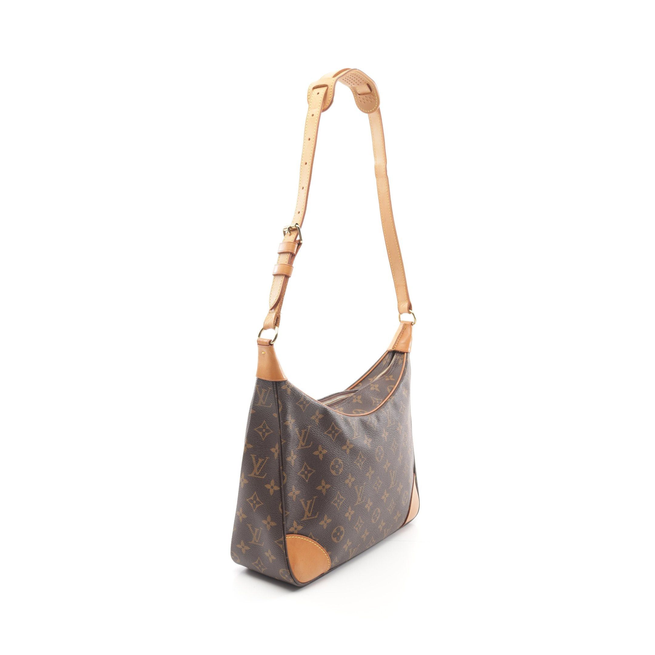 Louis Vuitton Louis Vuitton Boulogne Pm Monogram Shoulder Bag Leather Brown Size ONE SIZE - 2 Thumbnail