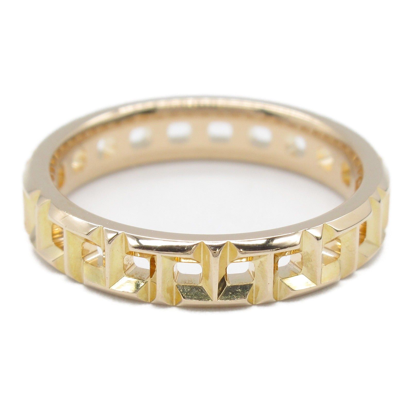 Tiffany & Co. Tiffany Co T True Narrow Ring K18Pg (Pink Gold) Gold Size ONE SIZE - 3 Thumbnail