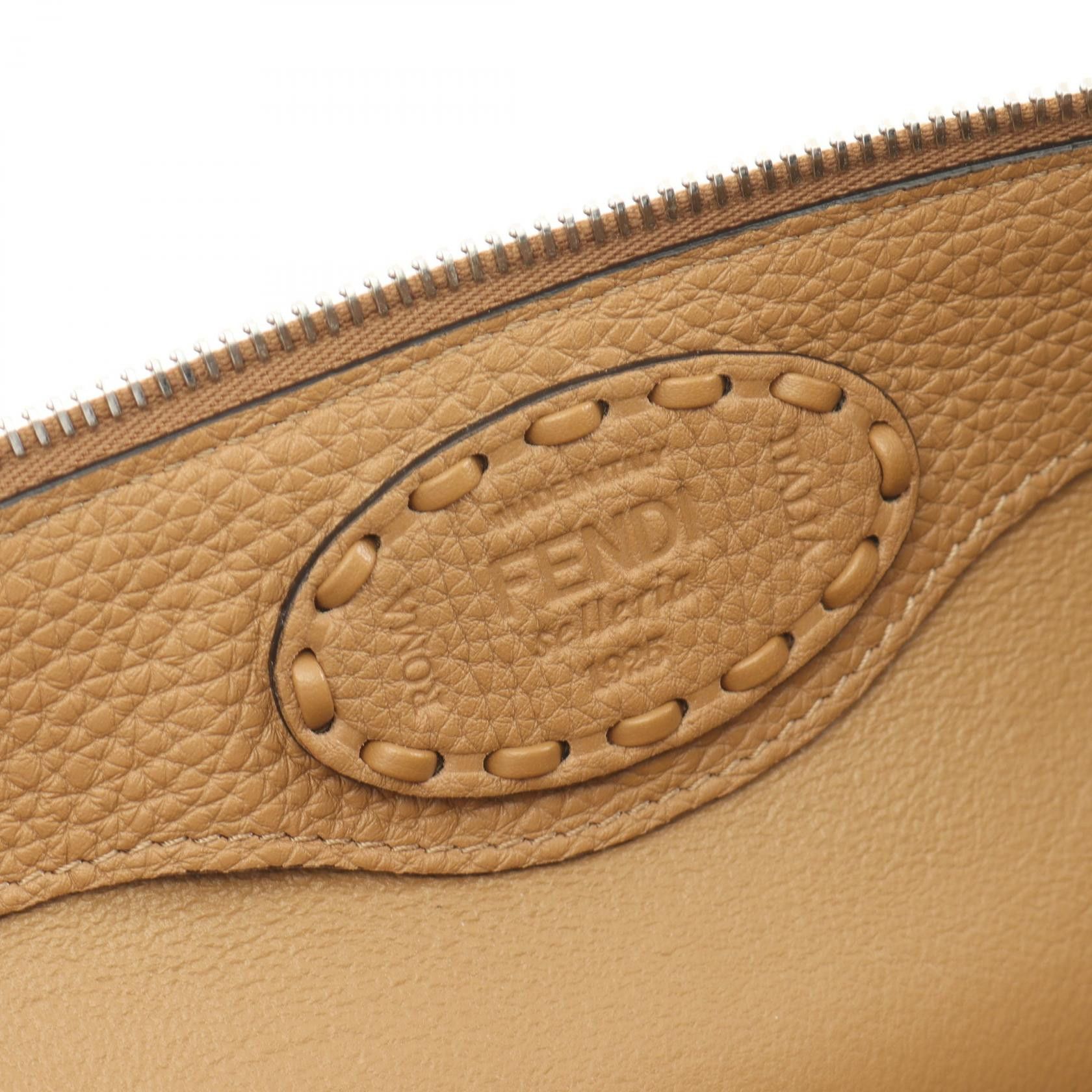 Fendi Fendi Bi The Way Selleria Large Handbag Leather Brown Size ONE SIZE - 4 Thumbnail