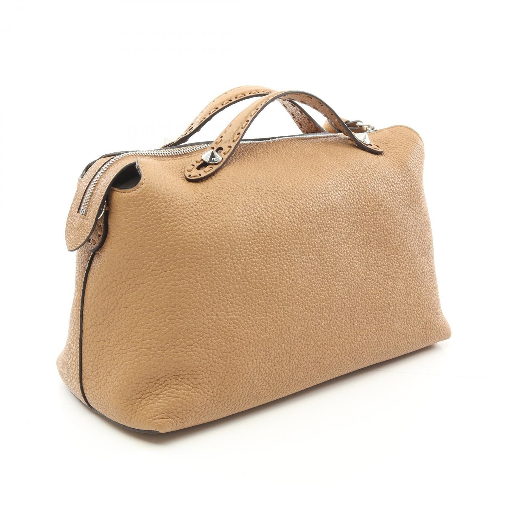 Fendi Fendi Bi The Way Selleria Large Handbag Leather Brown Size ONE SIZE - 2 Thumbnail
