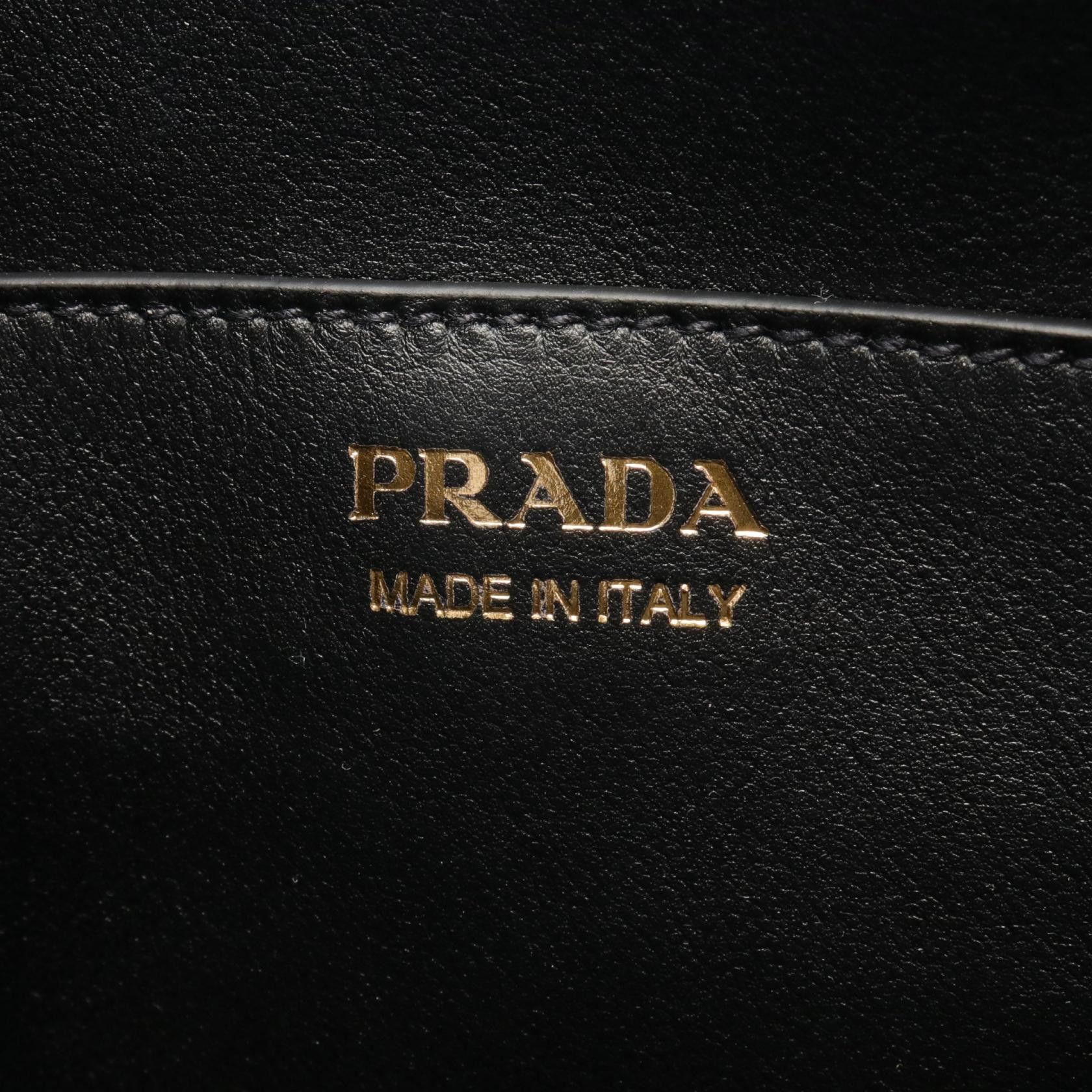 Prada Prada Shoulder Bag Leather Black Size ONE SIZE - 4 Thumbnail