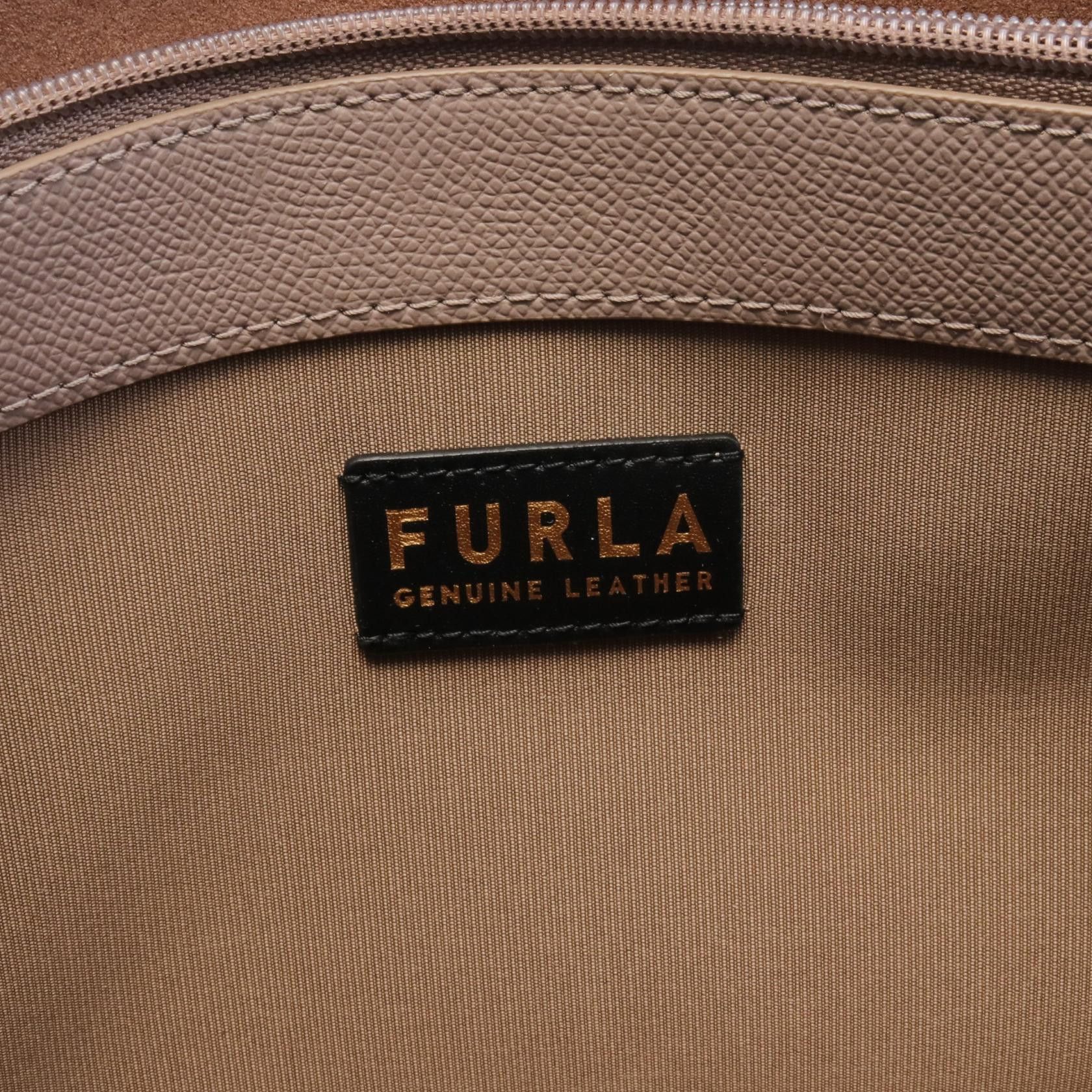 Furla Furla Classic Handbag Tote Bag Leather Brown Size ONE SIZE - 4 Thumbnail